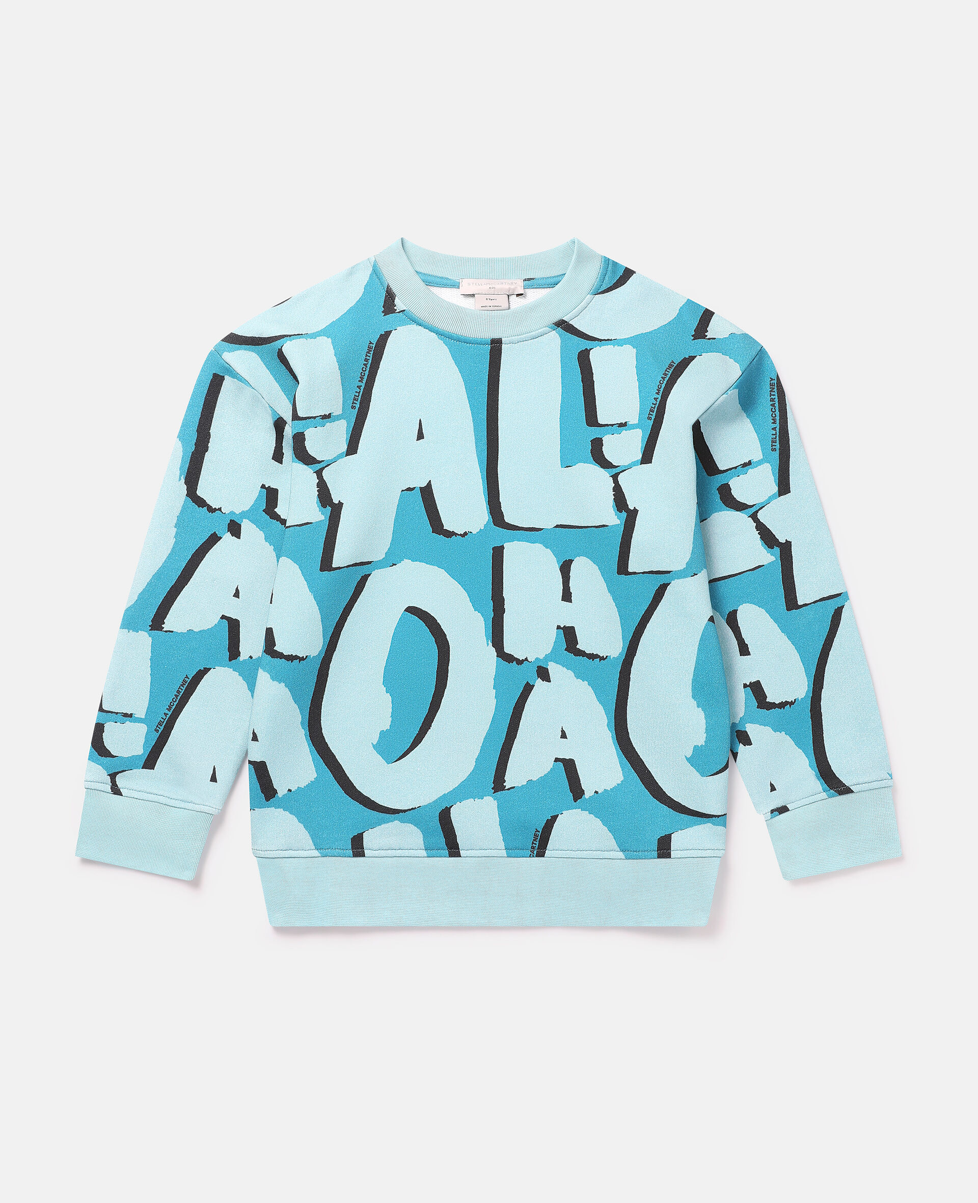 Aloha Lettering Sweatshirt-Blau-medium