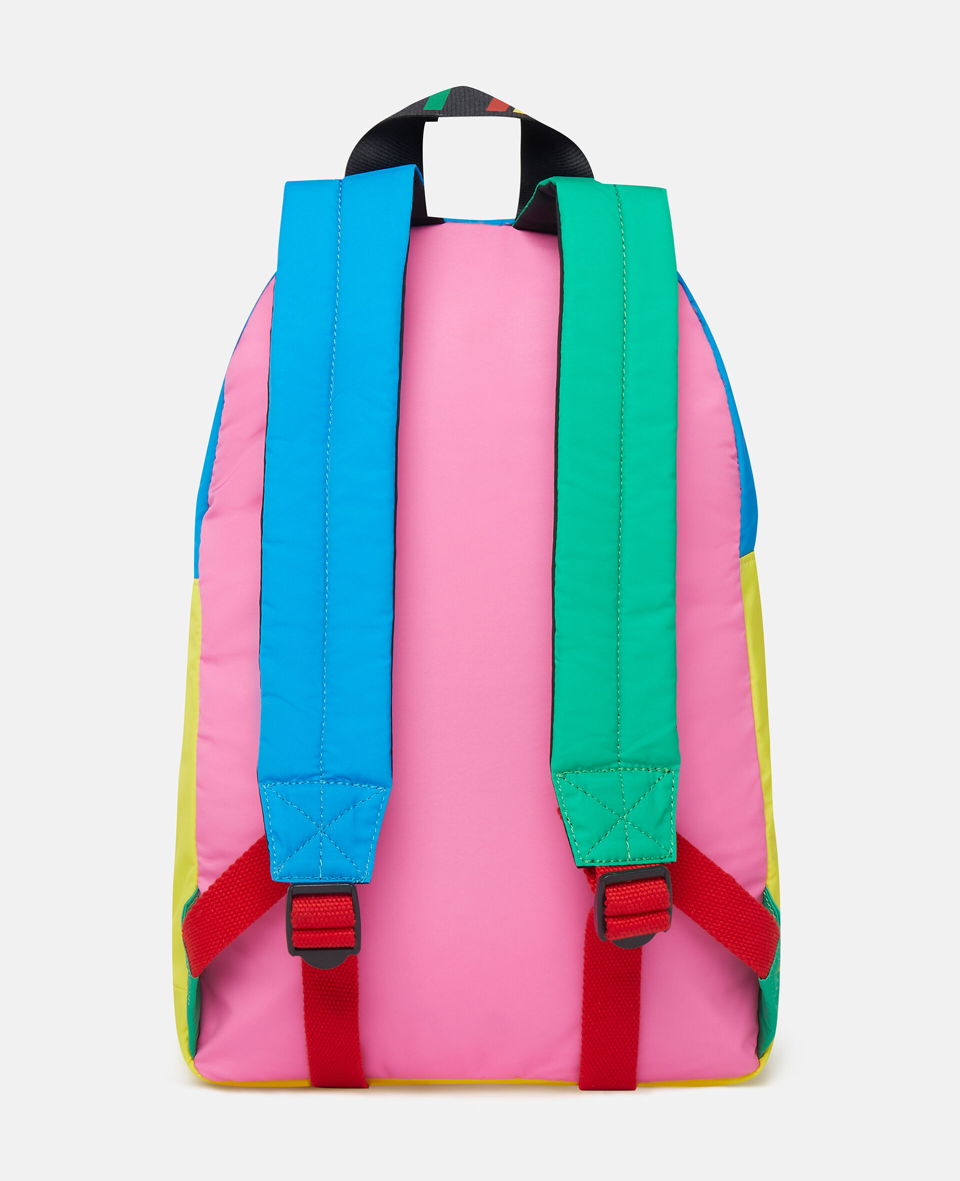 Colourblock Logo Strap Backpack-Multicoloured-large image number 1