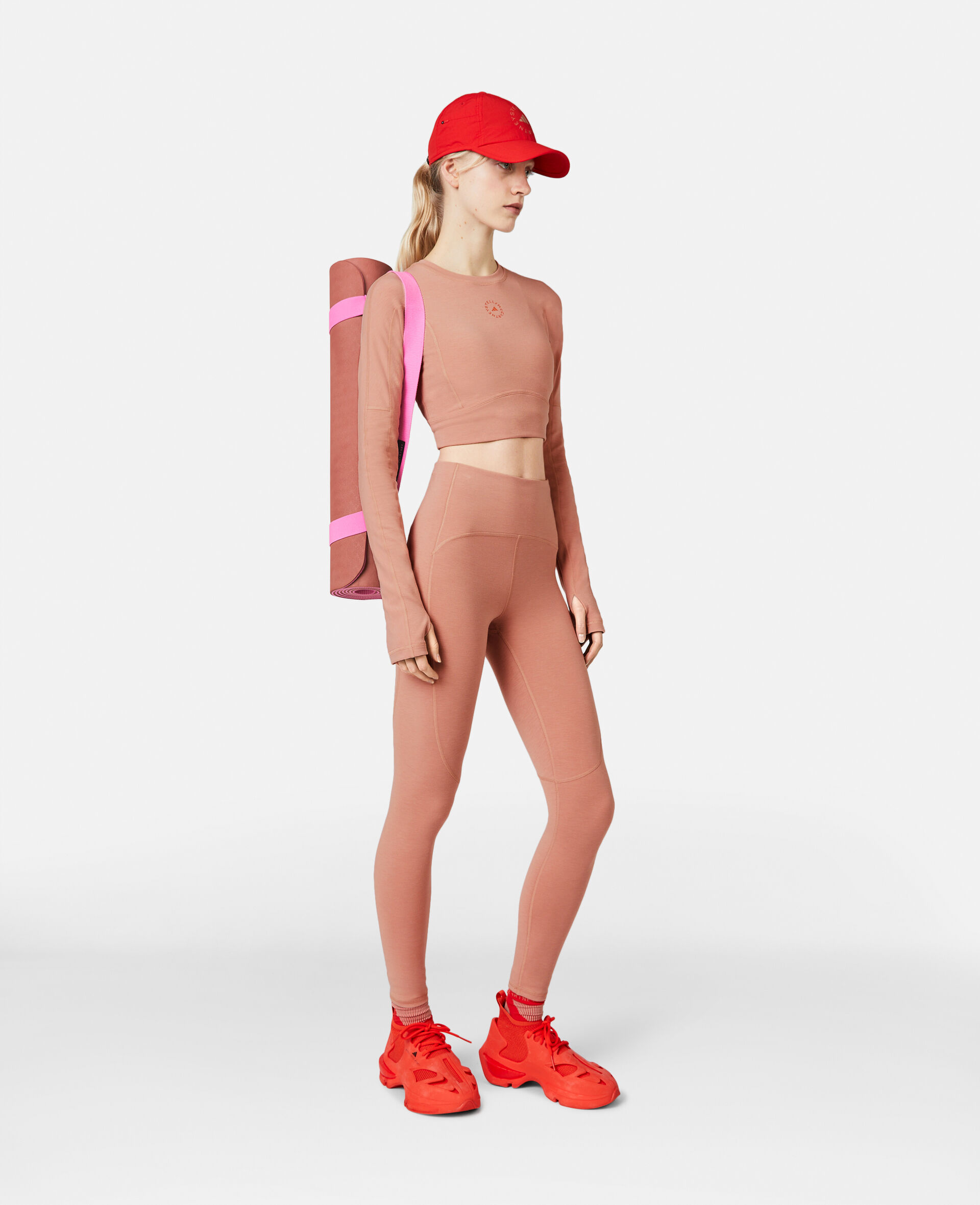 TrueStrength Yoga Crop Top-Beige-large image number 1