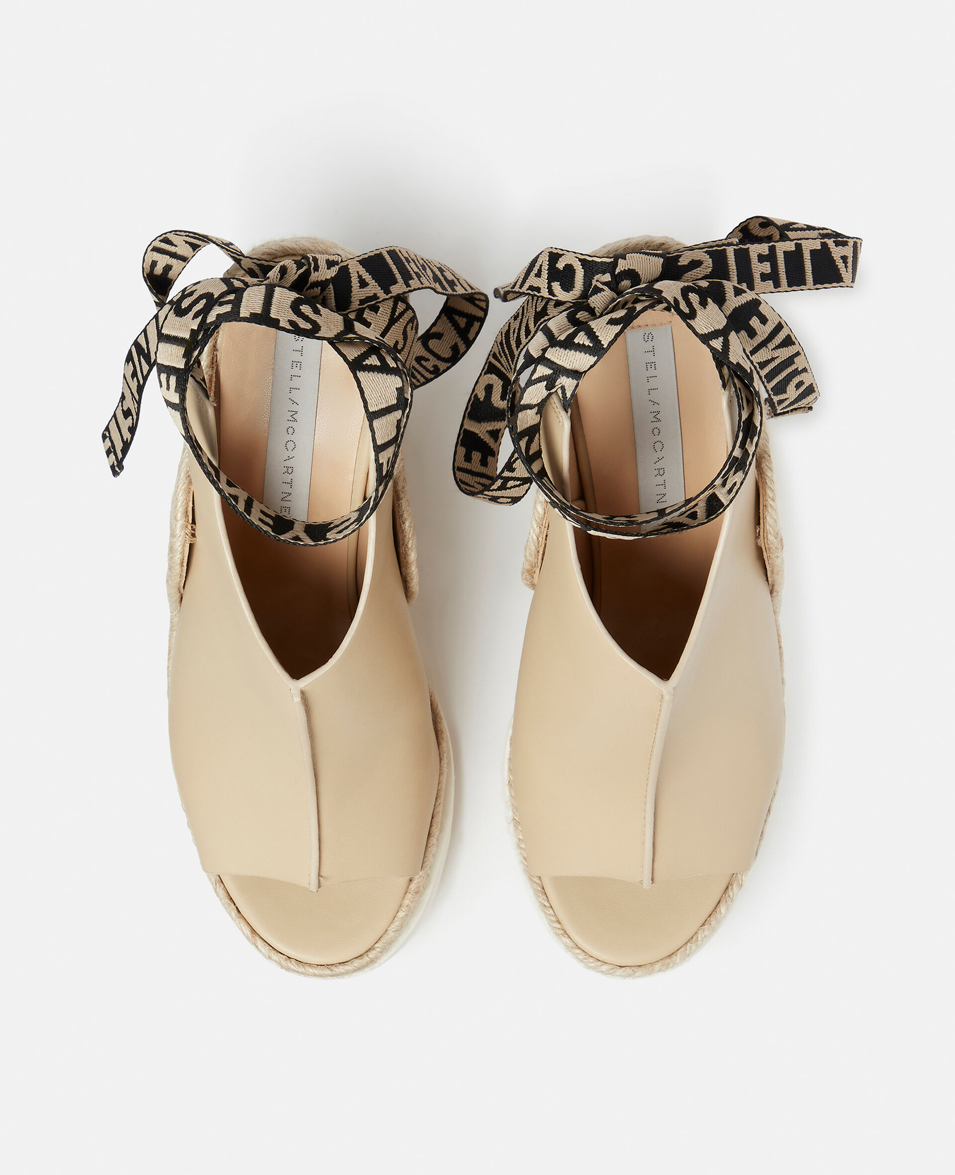 Gaia Alter Mat Peeptoe Wedge Espadrilles-Black-large image number 3