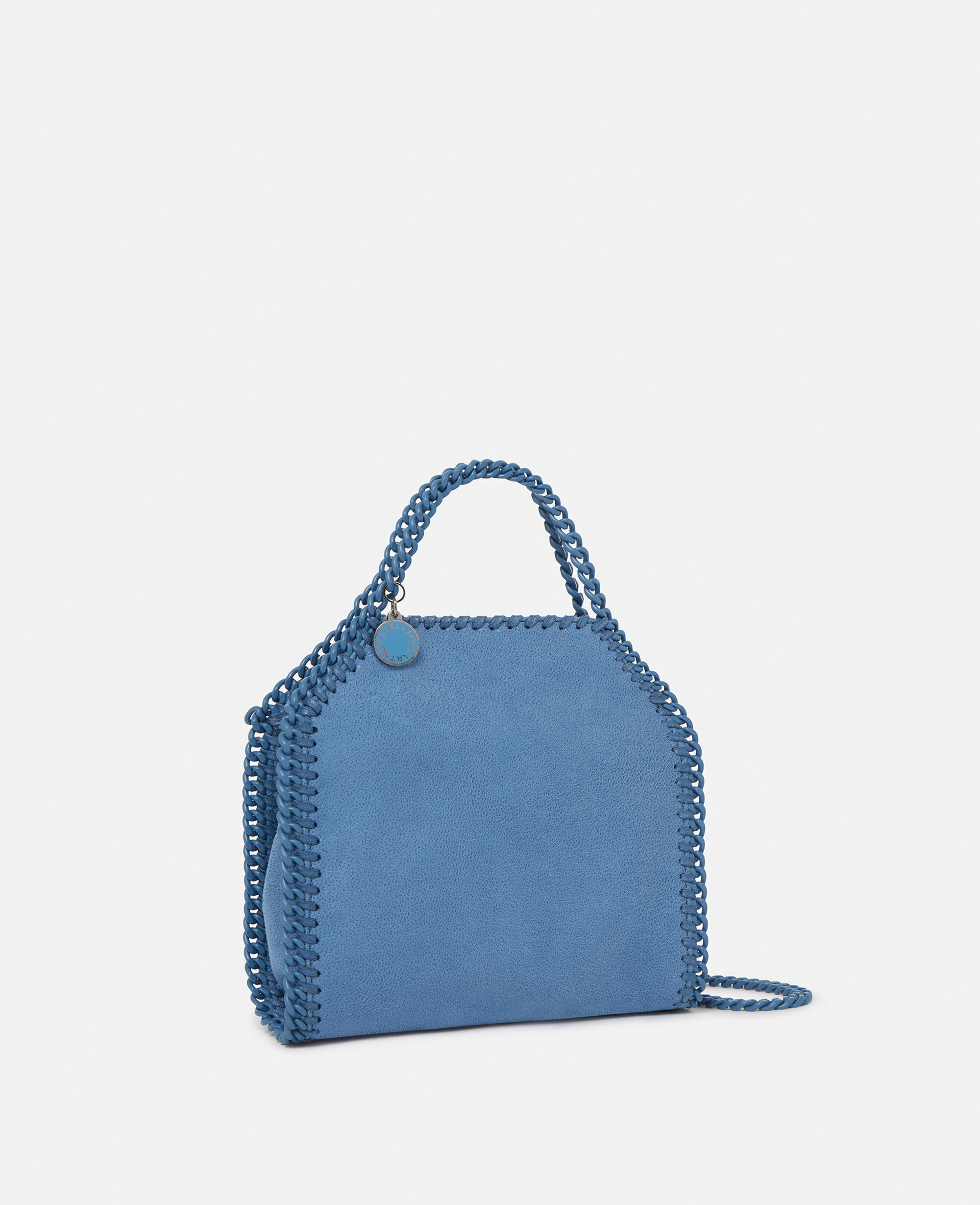 Women Sky blue Falabella Tiny Enamel Tote Bag Stella McCartney GB