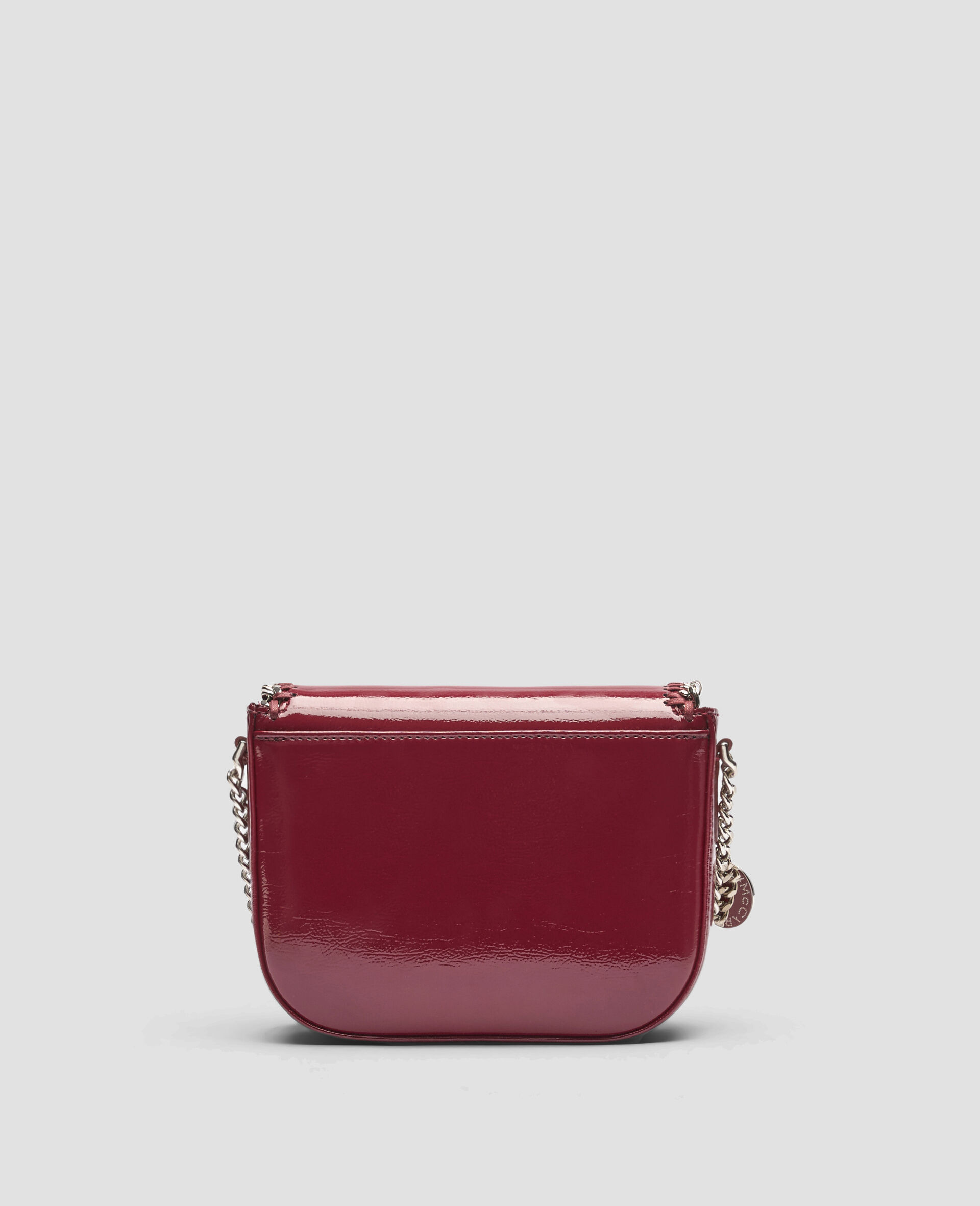 Falabella Patent Flap Crossbody Bag-Burgundy-large image number 2