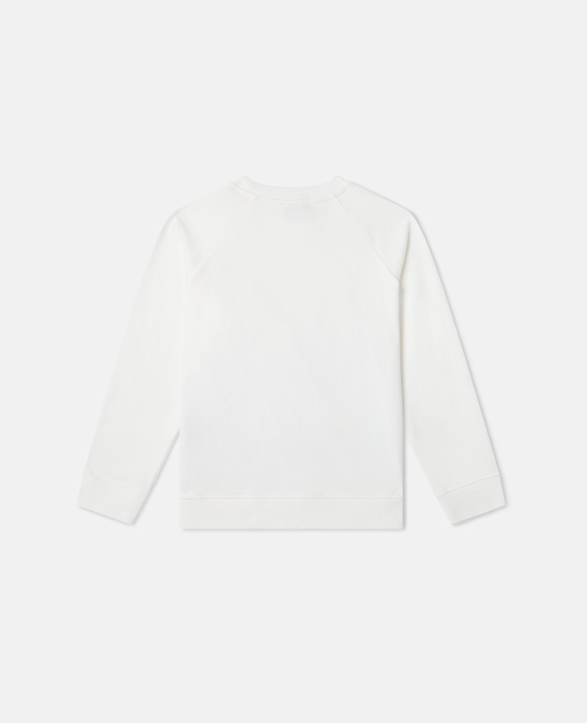 Frog Graphic Crewneck Sweatshirt-White-large image number 2