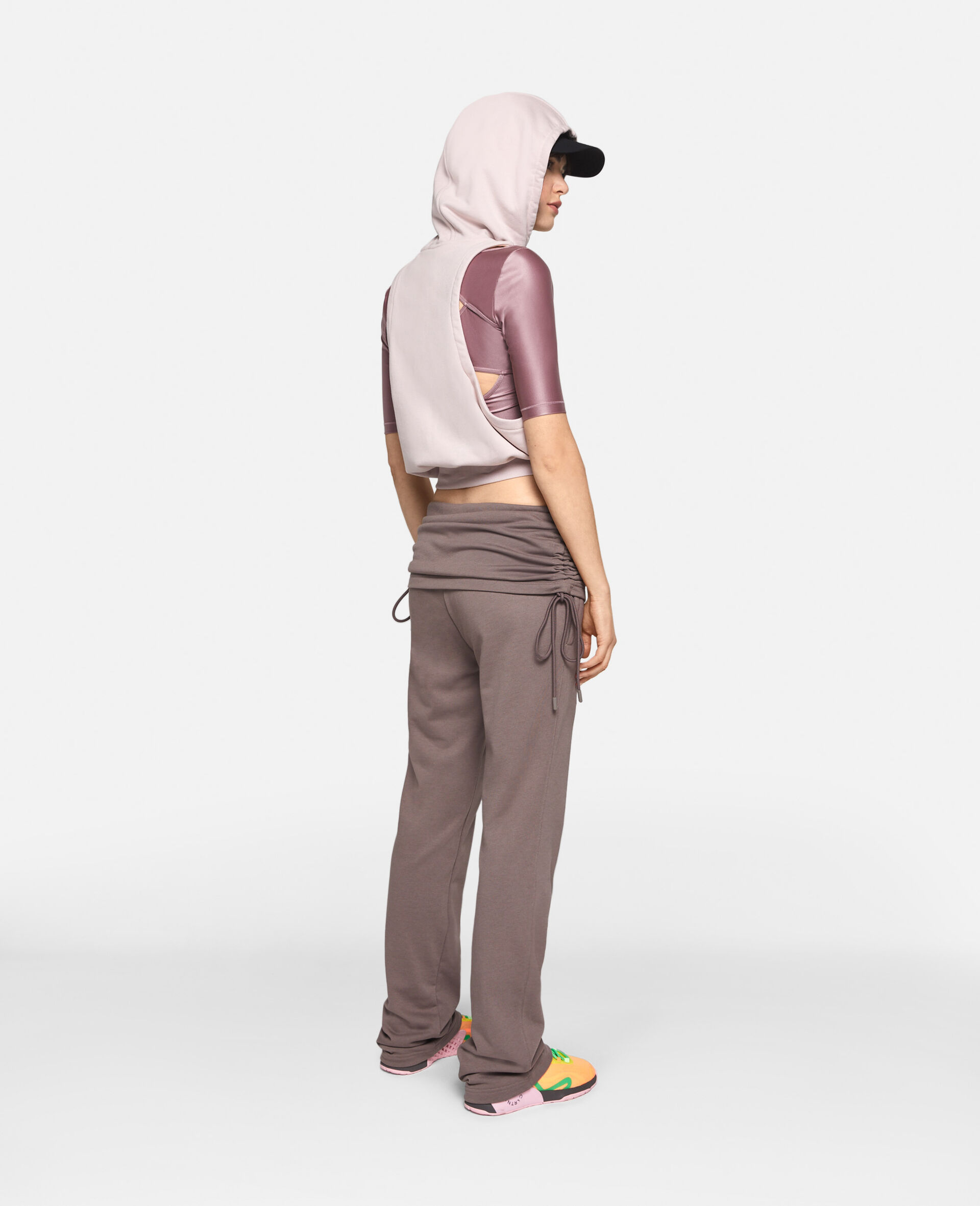 TrueCasuals Rolltop Trousers-Brown-large TrueCasuals Rolltop Trousers-Brown-large image number 2
