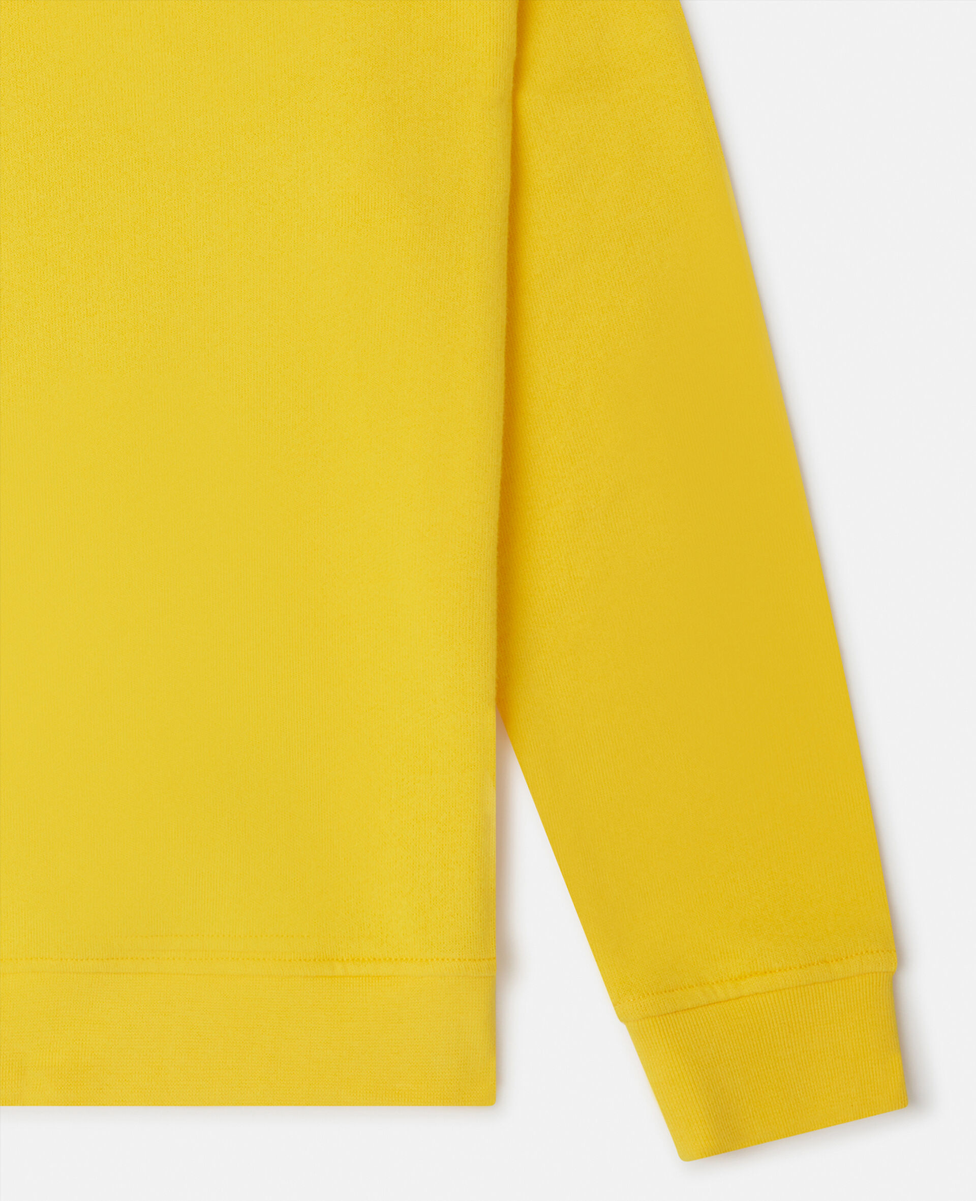 Cat Graphic Sweatshirt-Yellow-large image number 3