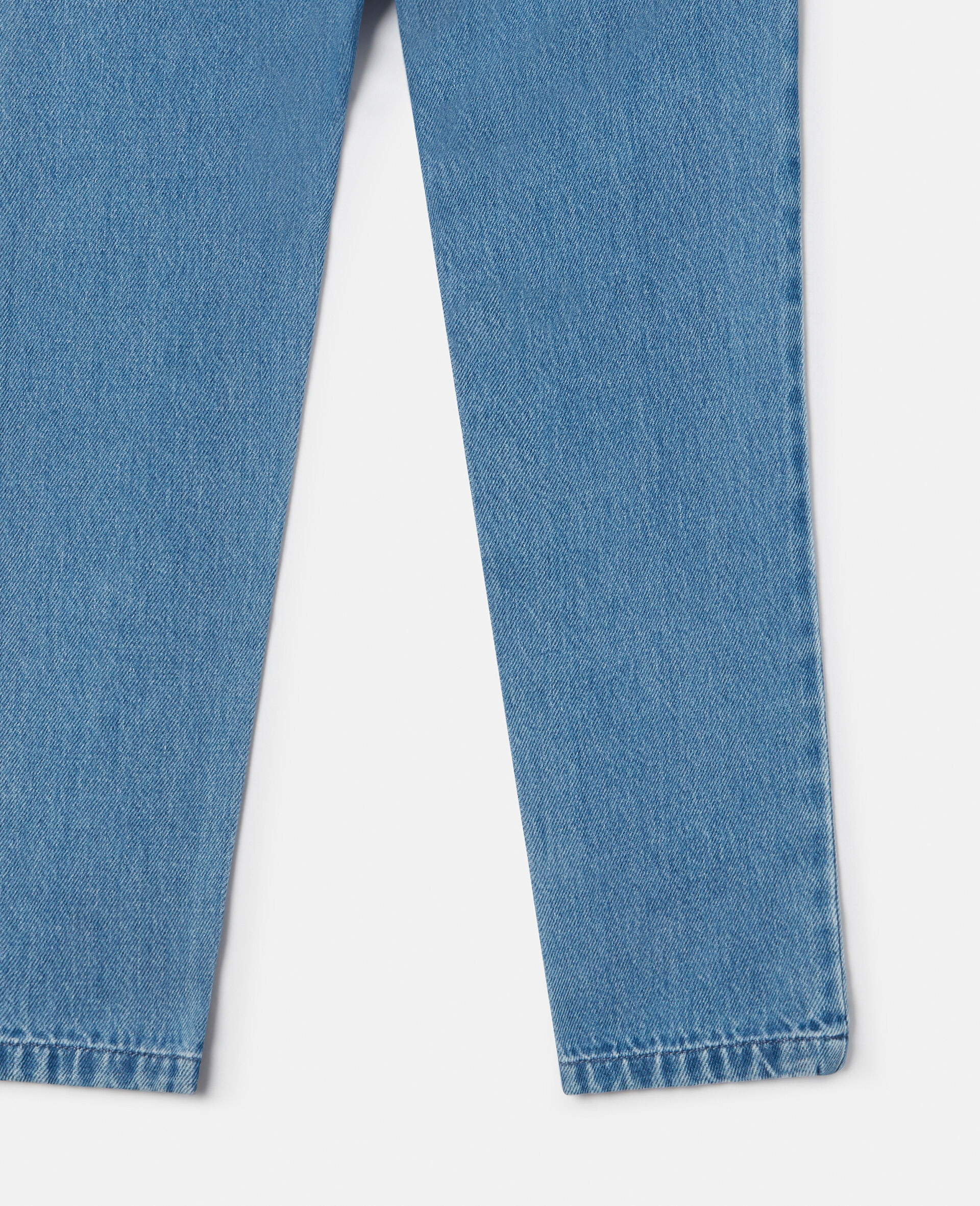 Scribble Print Boyfriend Jeans-Blue-large image number 3
