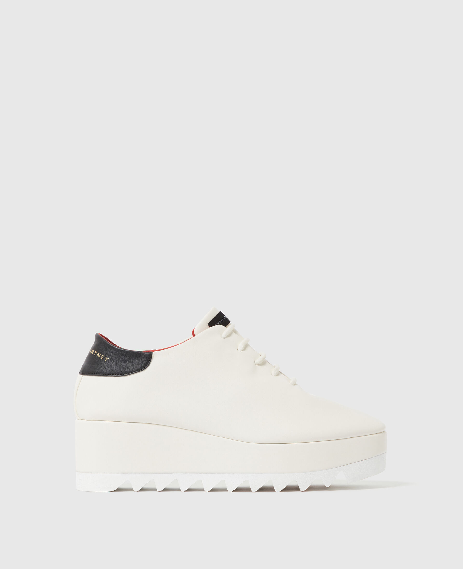 Elyse Lace-Up Platforms-White-medium