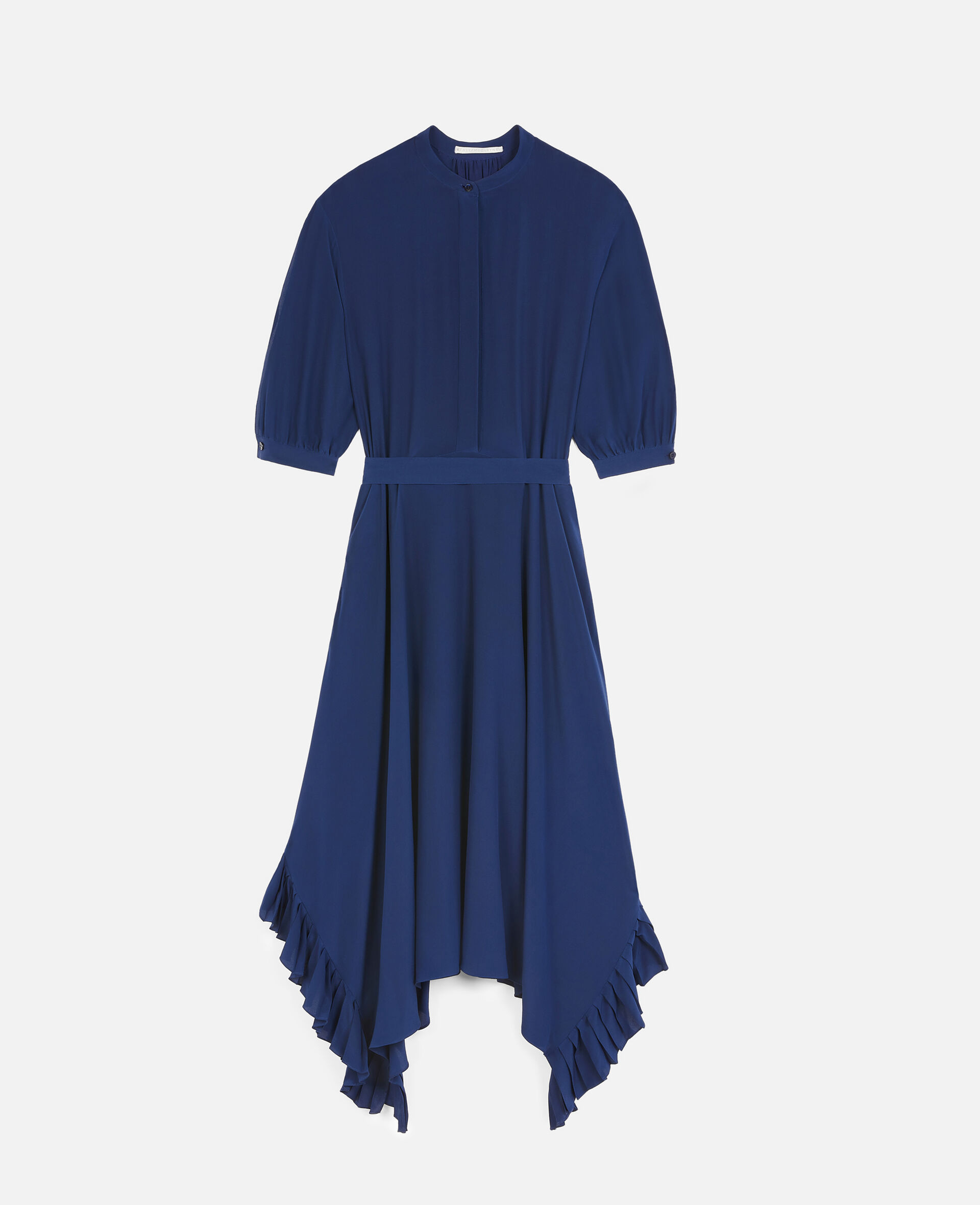 Ophelia Silk Dress-Blue-large