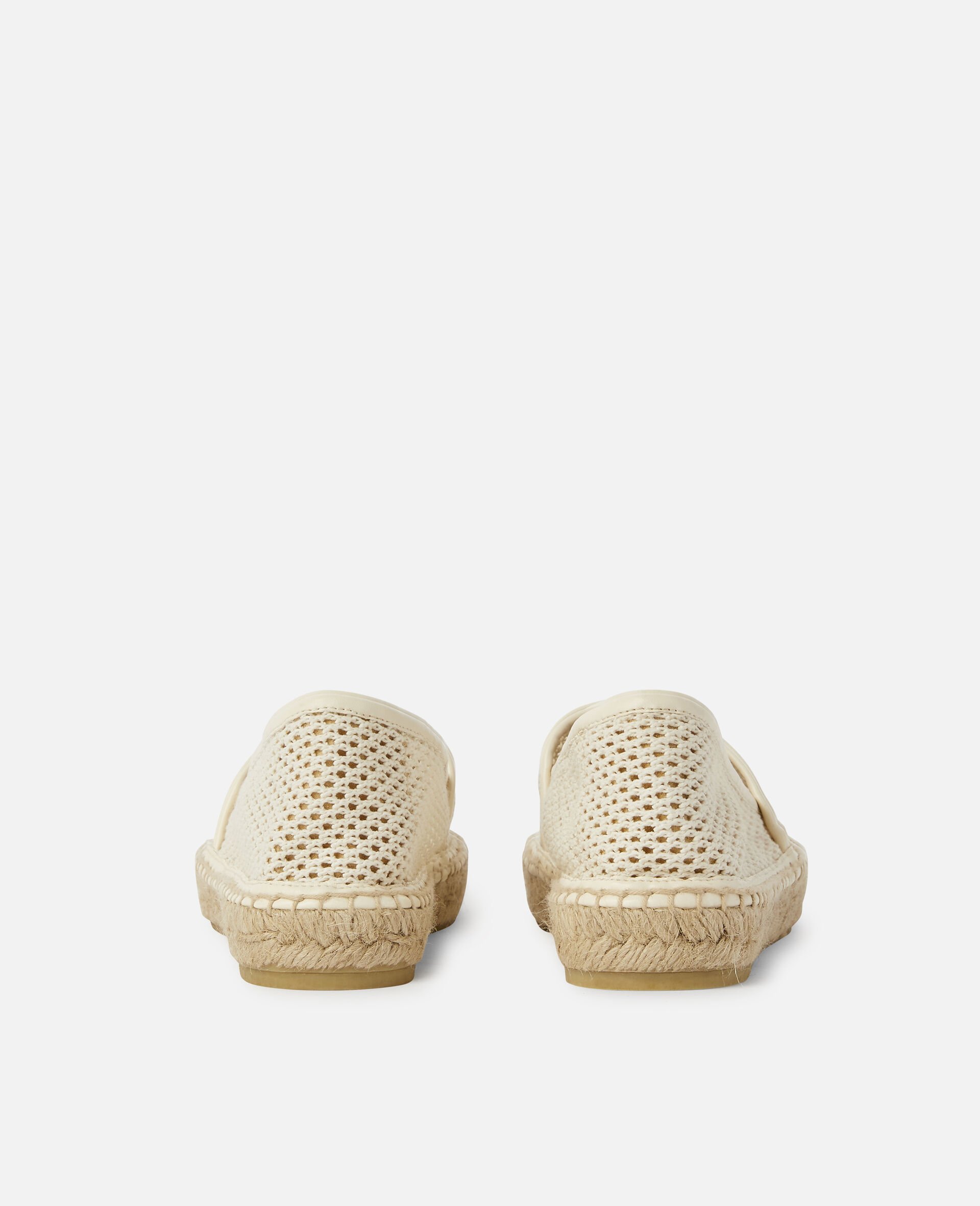 Selene Woven Mesh Logo Espadrilles -Black-large Selene Woven Mesh Logo Espadrilles -Black-large image number 2