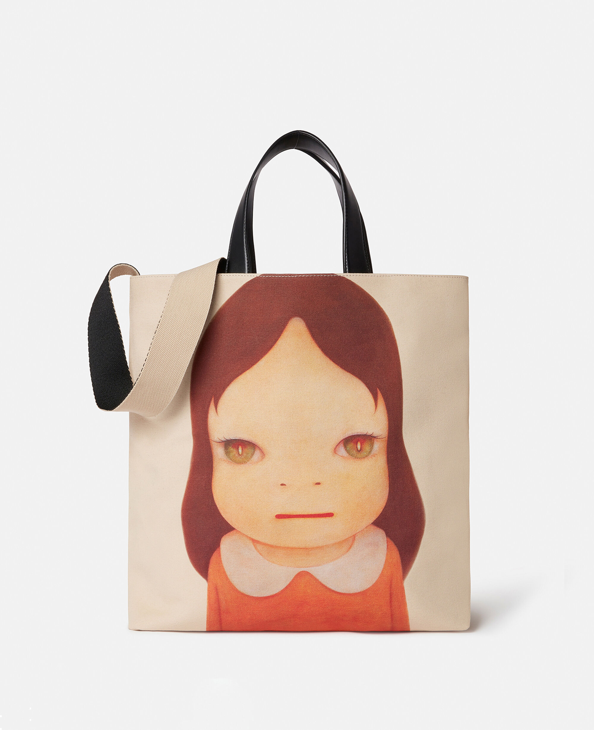 Women Oat Twins I Print Cotton Canvas Tote Bag Stella McCartney GB