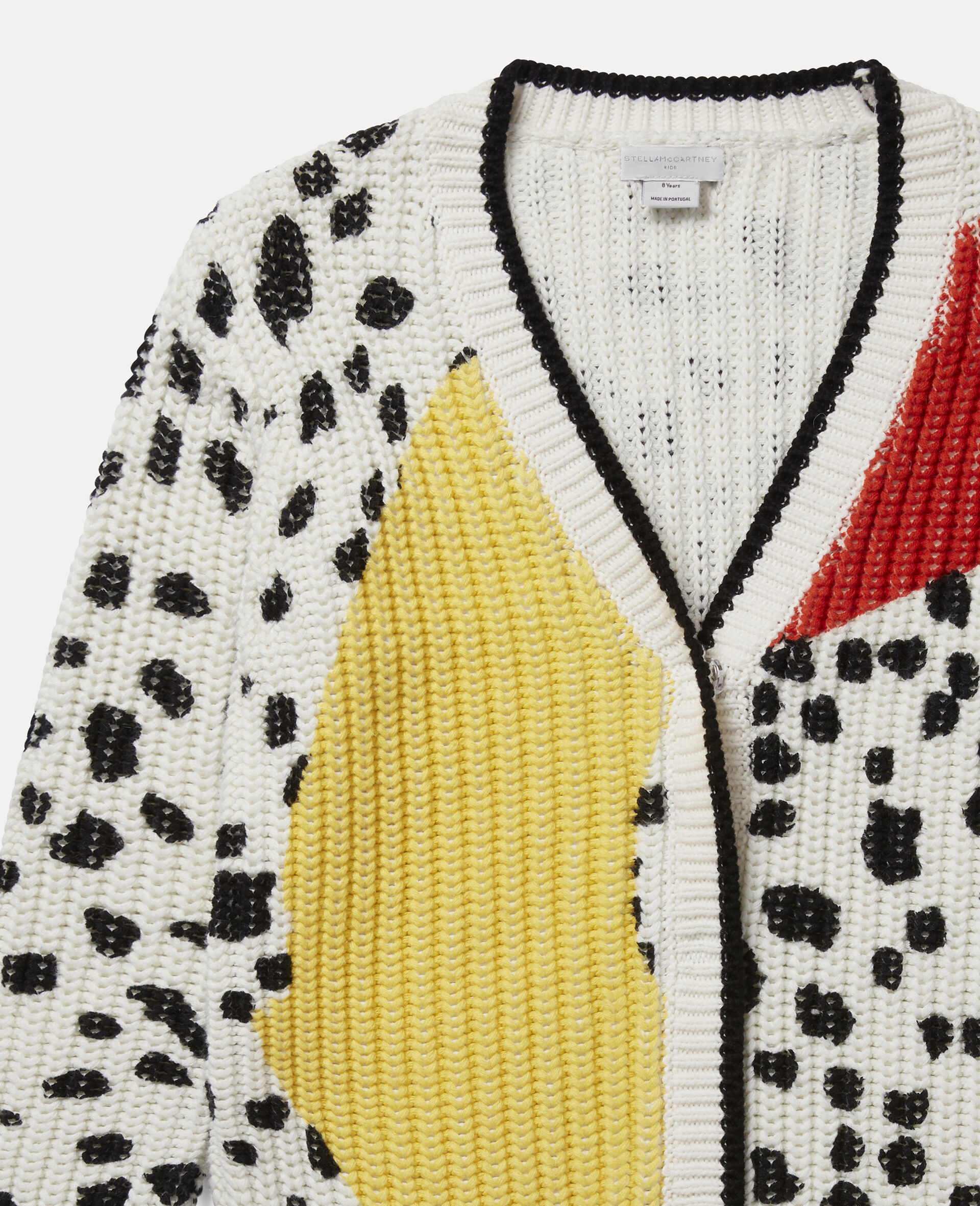 Dalmatian Spots Knit Cardigan -Multicolour-large image number 1