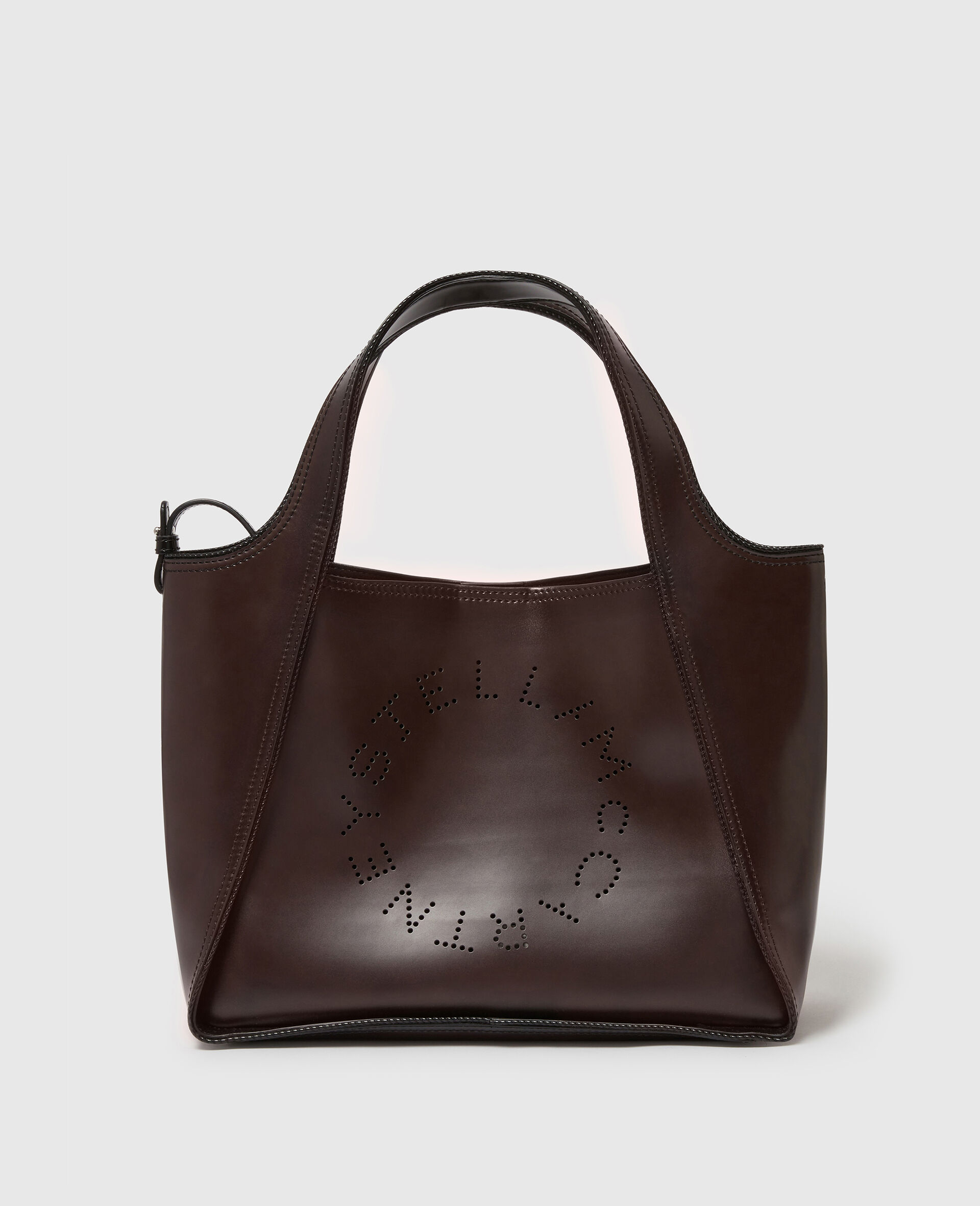 Logo Crossbody Tote Bag-Black-large image number 0