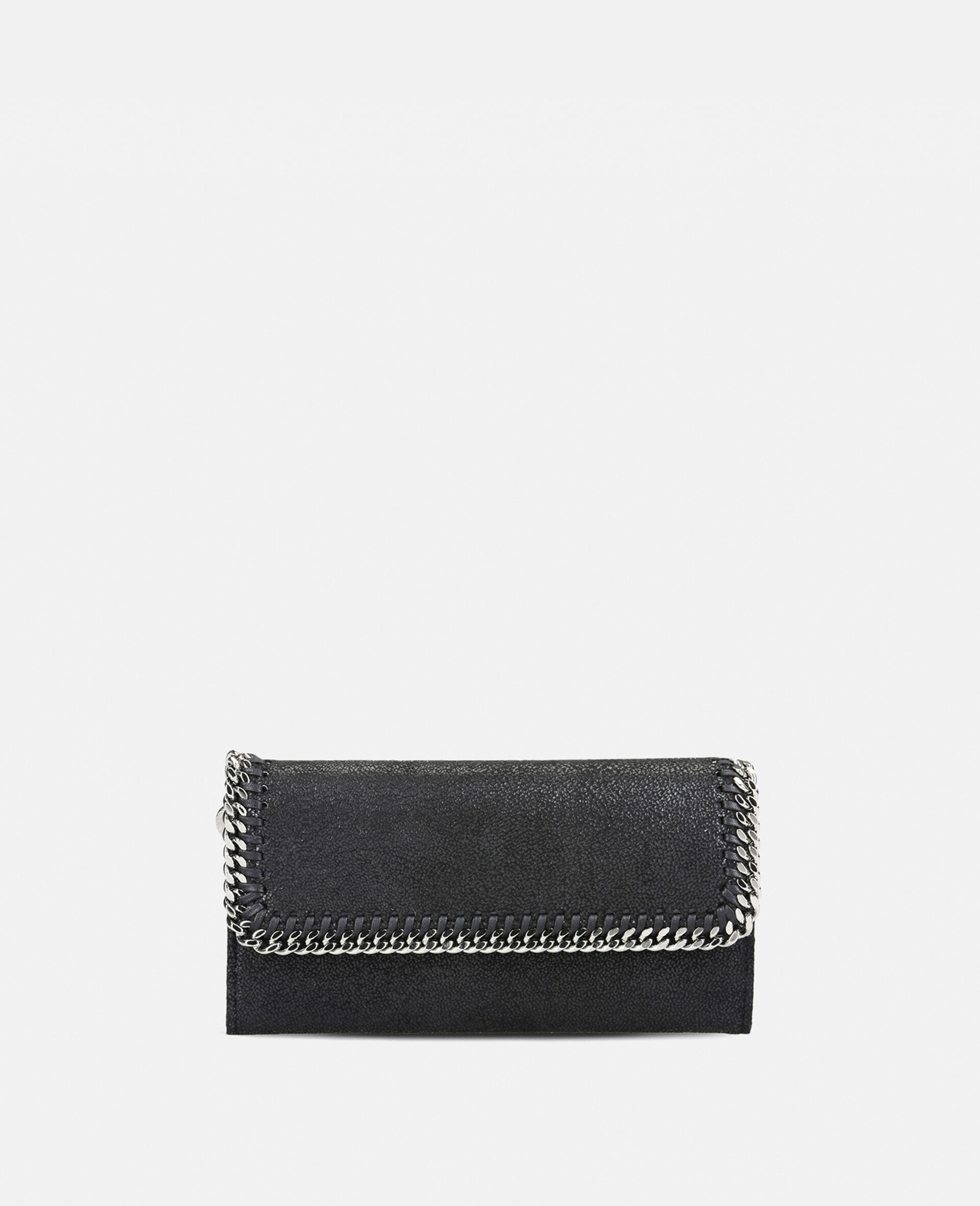 Falabella Flap Continental Wallet-Black-medium