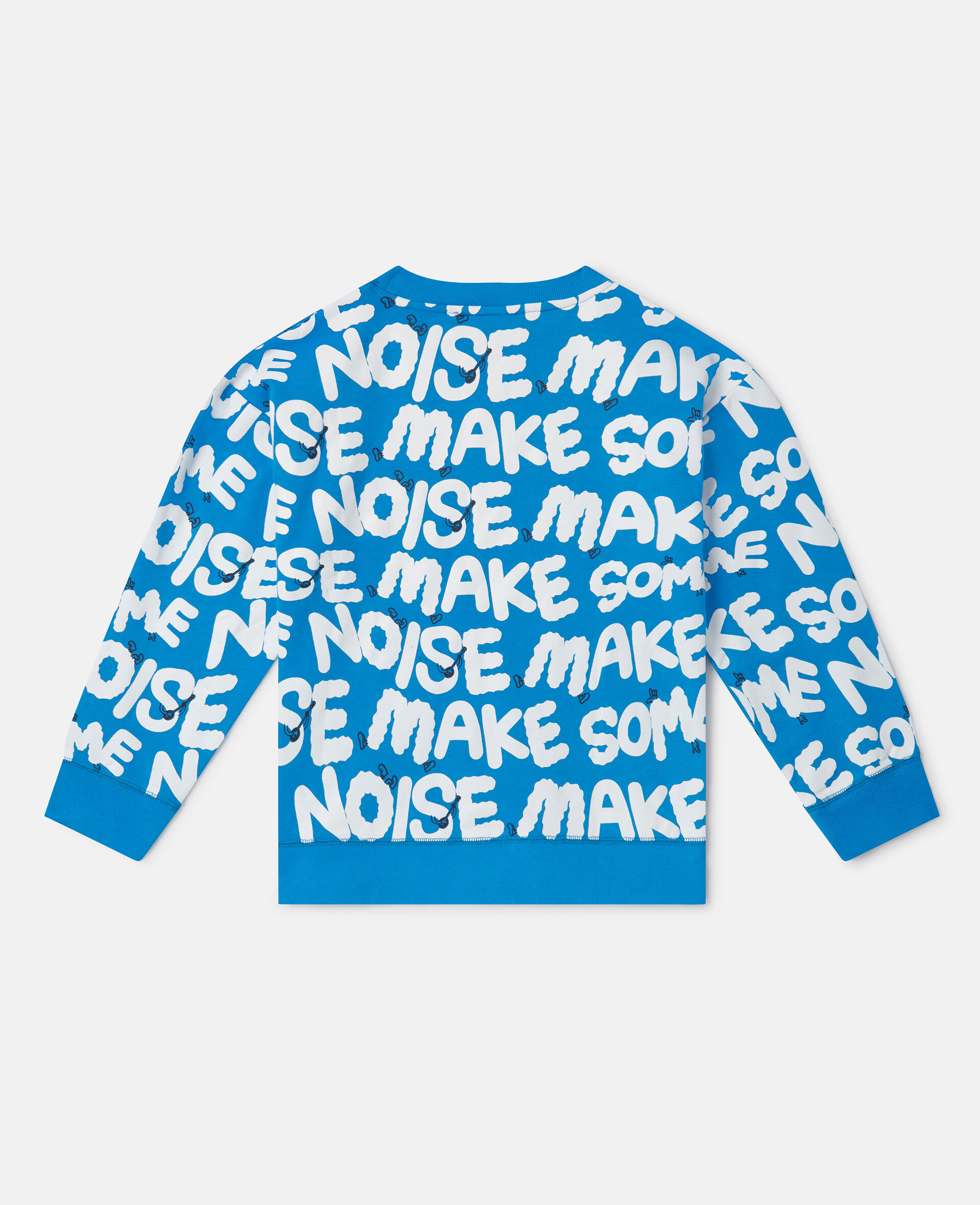 'Make Some Noise' Oversized Sweatshirt-Multicolour-large image number 2