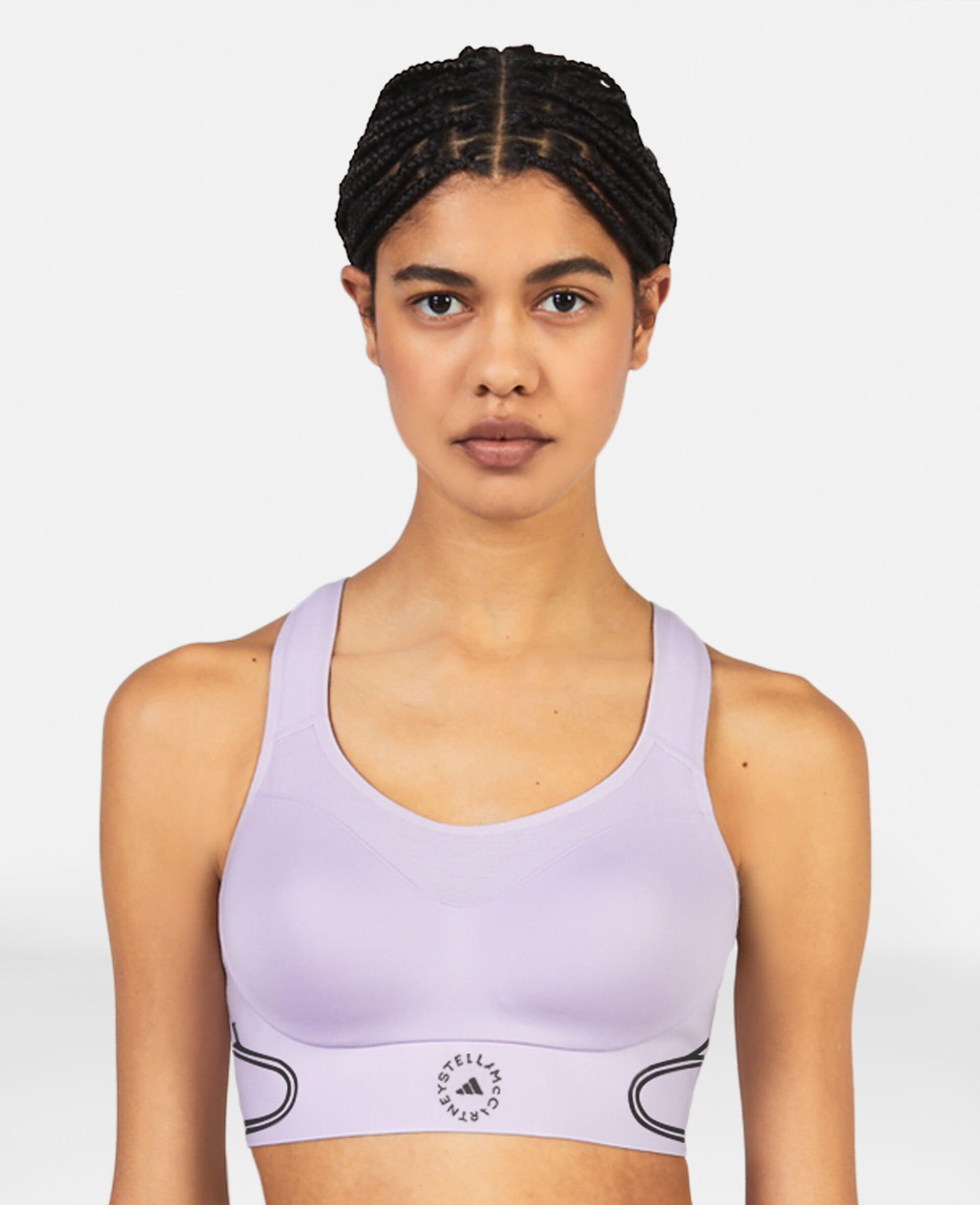 Women Purple Glow/Dove Grey TruePace High Support Sports Bra