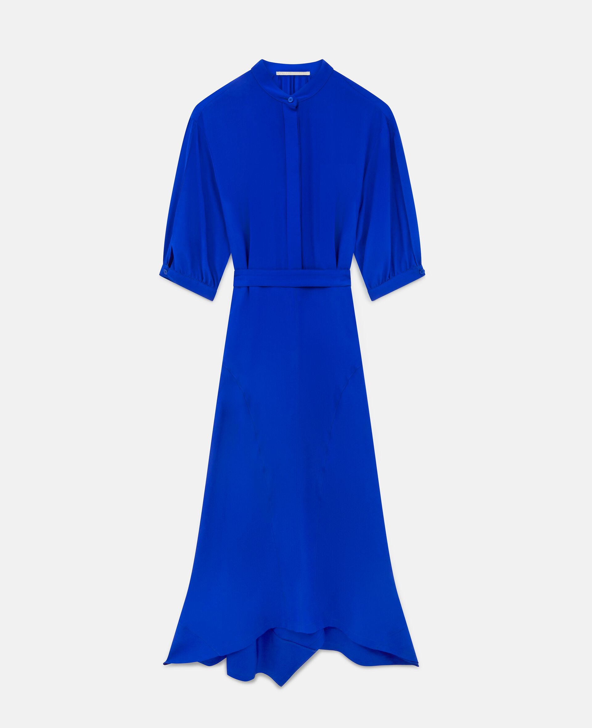 Olivia Silk Dress-Blue-large