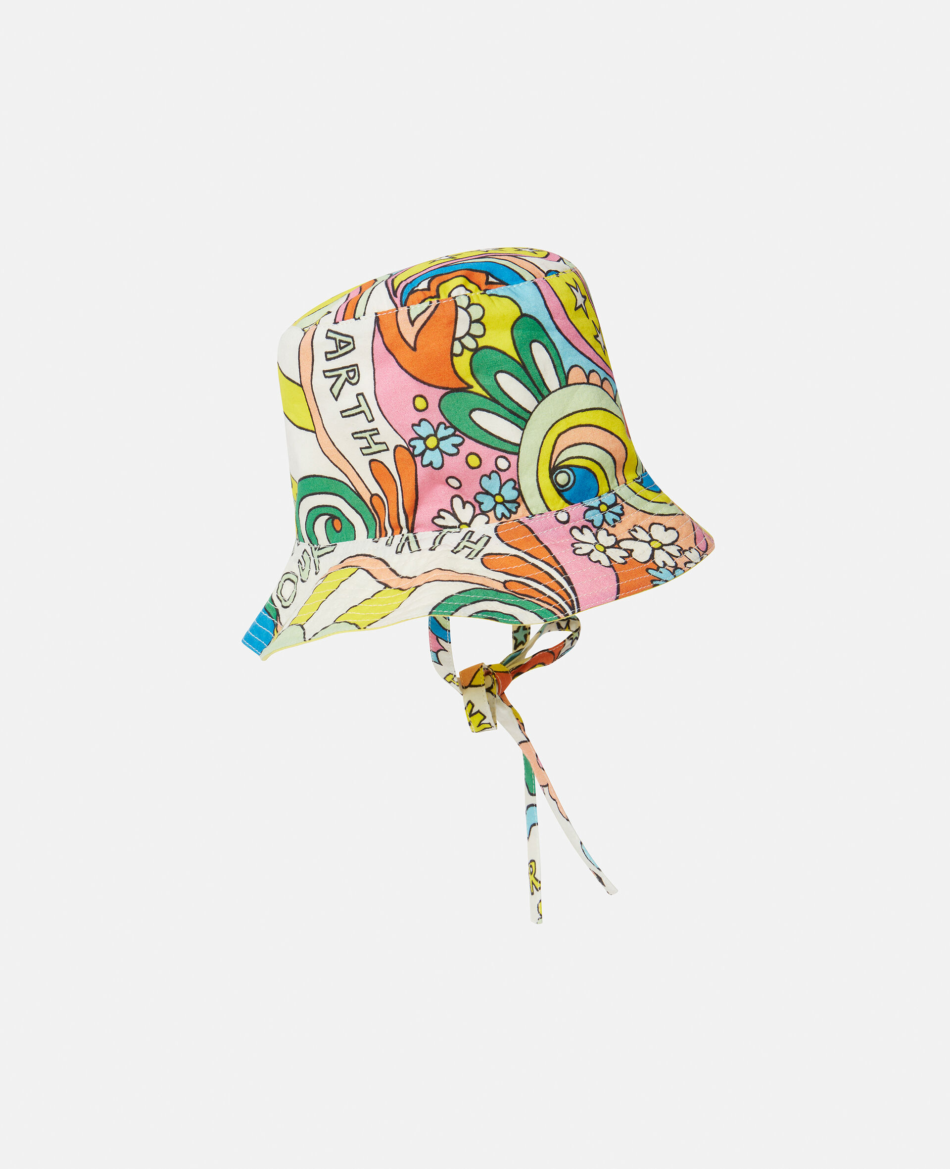 'Love to Dream' Print Bucket Hat-White-large image number 1