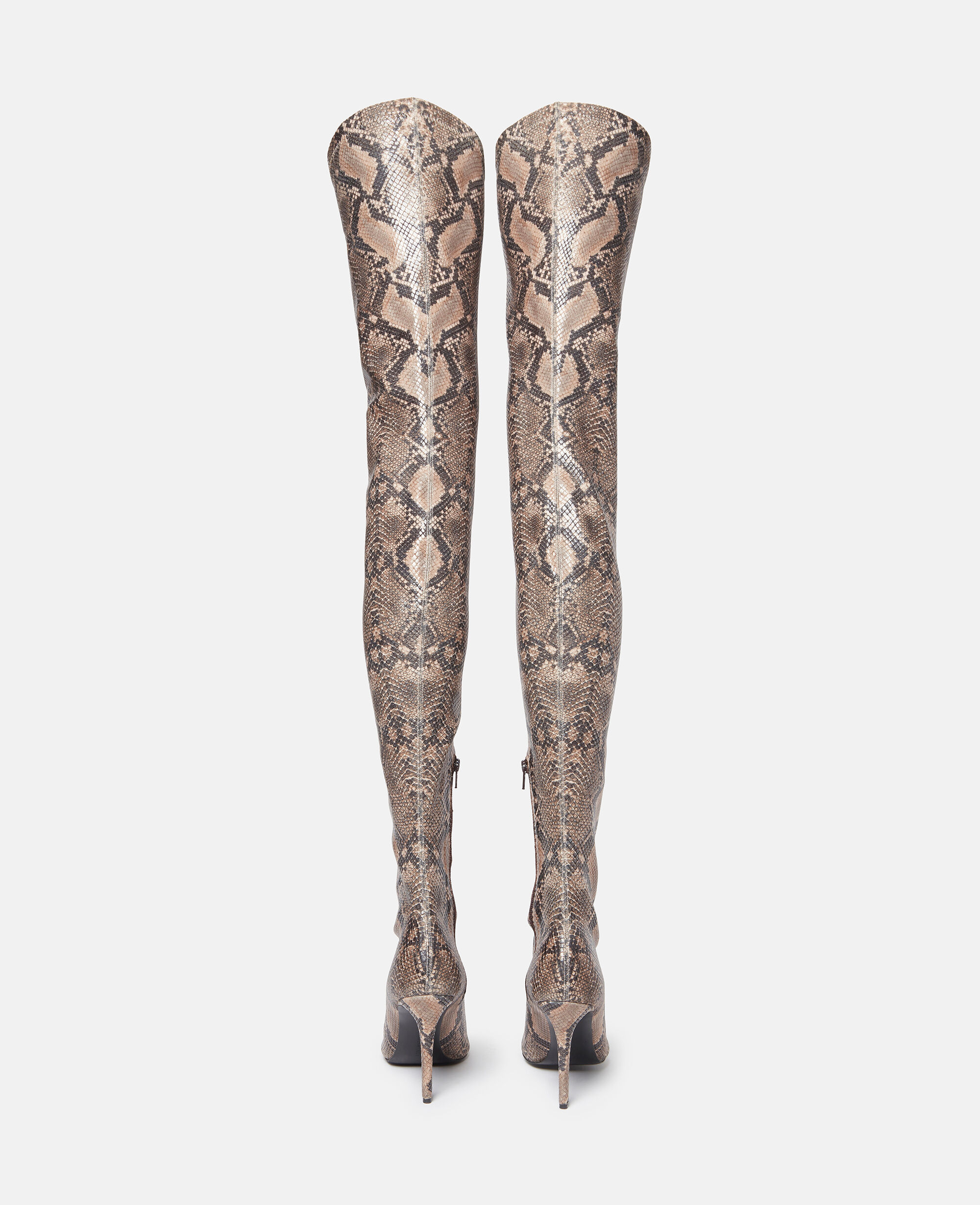 Python over sale the knee boots