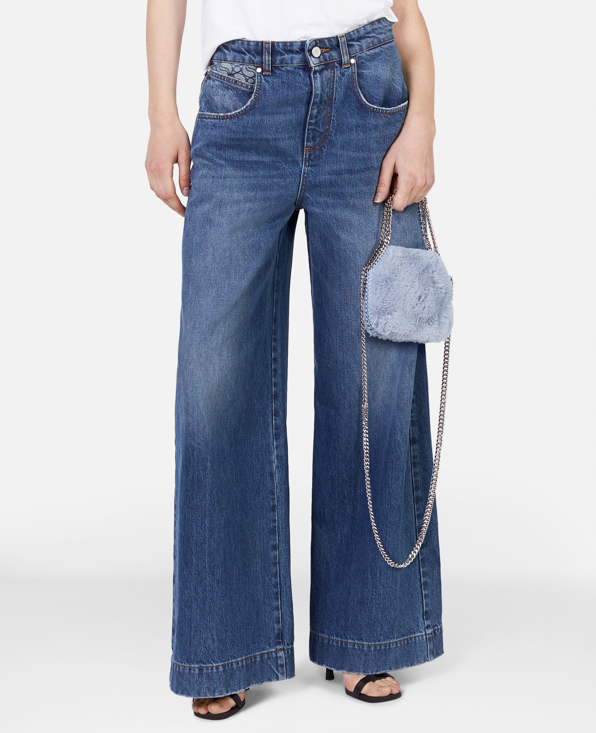 Falabella  Mini Tote Bag-Blue-large image number 1