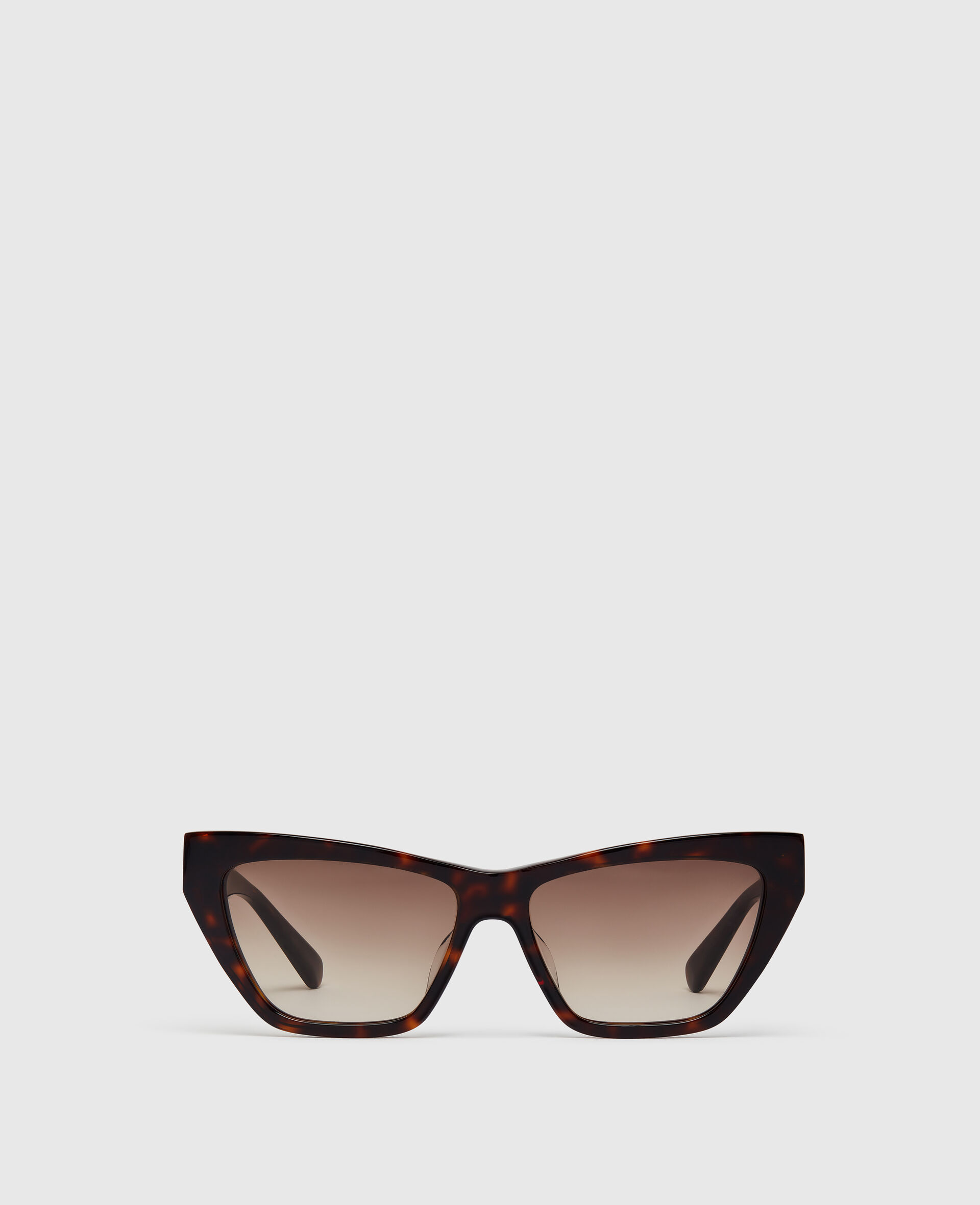 Exaggerated Cat-Eye Sunglasses-Brown-medium