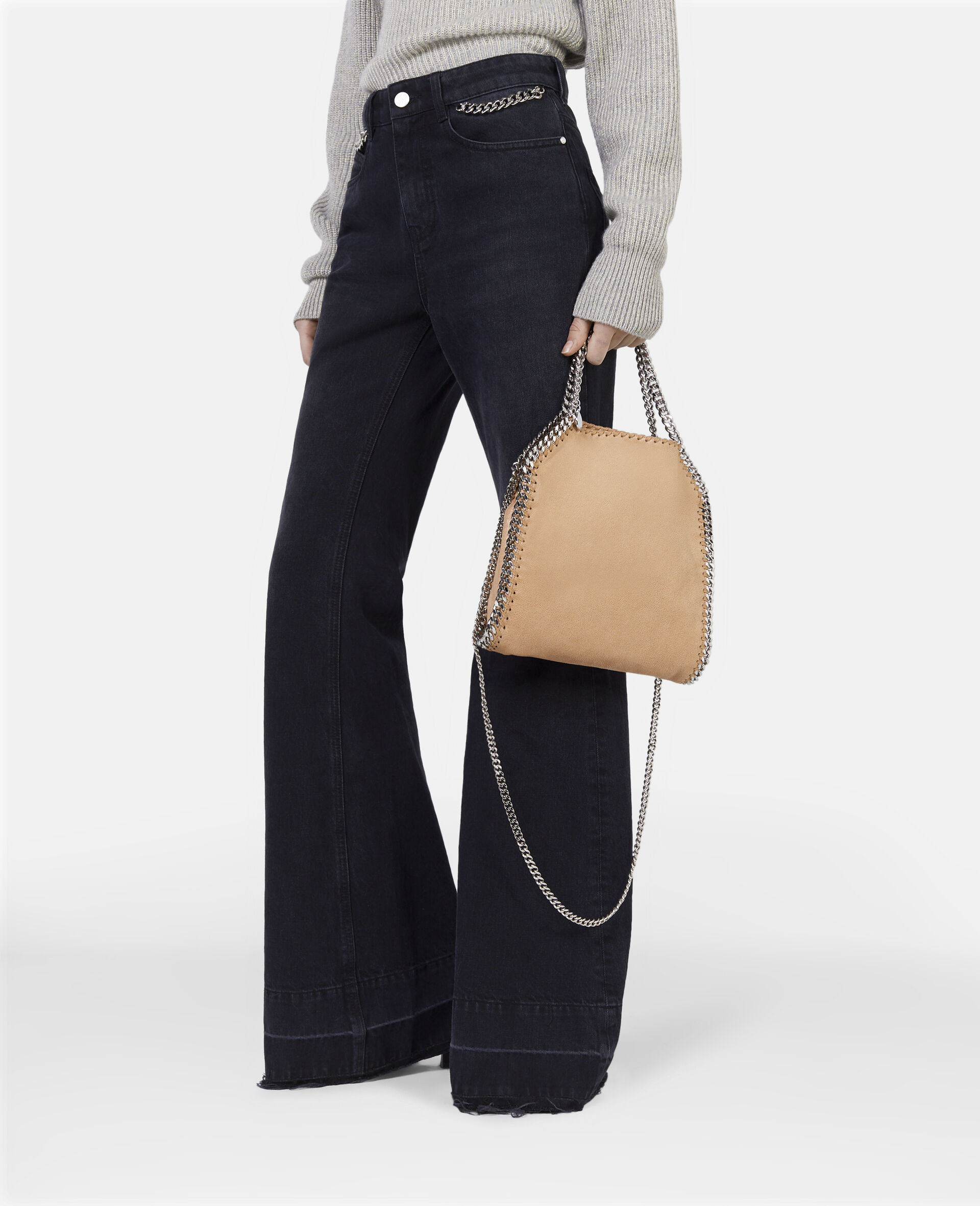 Falabella Mini Tote Bag-Beige-medium