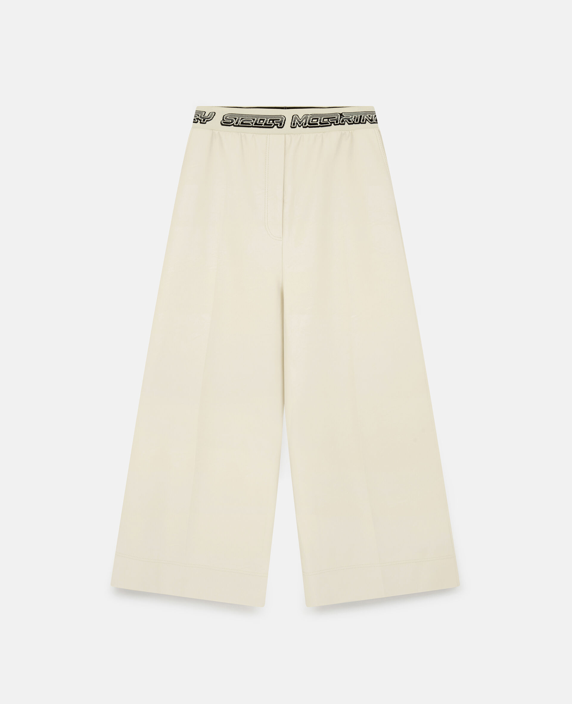 Logo Tape Cropped Trousers-White-large image number 0