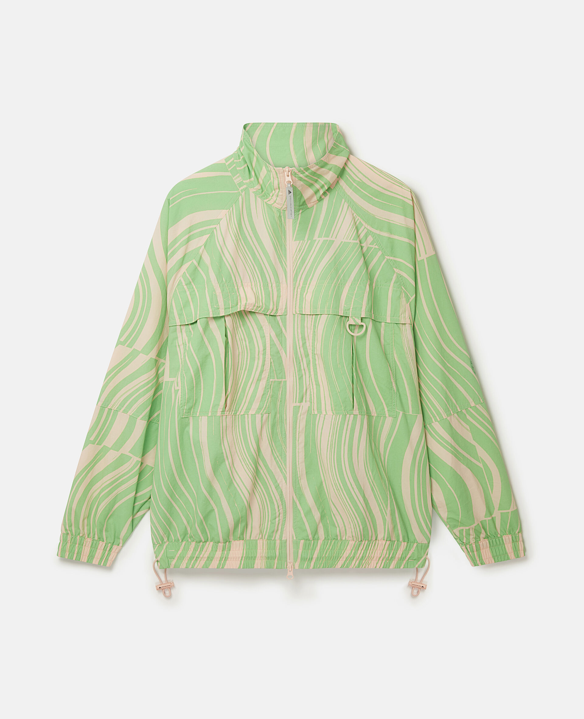 TrueCasuals Hover Float Print Woven Tracktop-Green-large image number 0