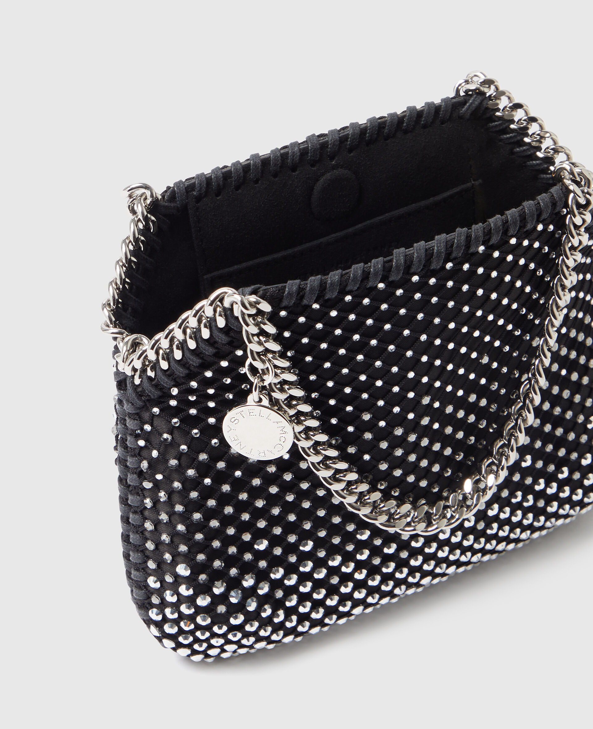 Tote Nano Falabella con Cristalli-Nero-large image number 3