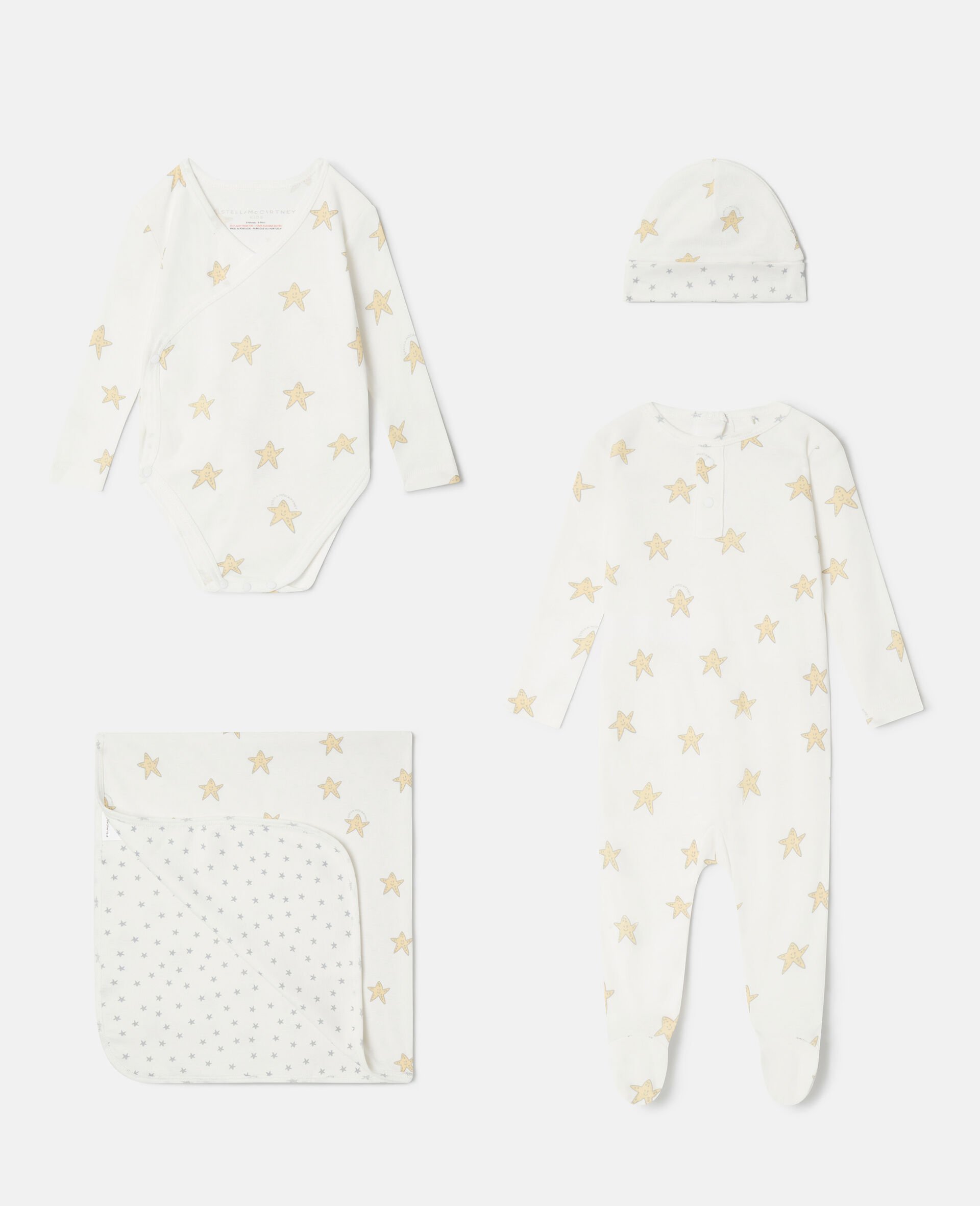 Smiling Stella Star Print Baby Gift Set-Fantaisie-large image number 0