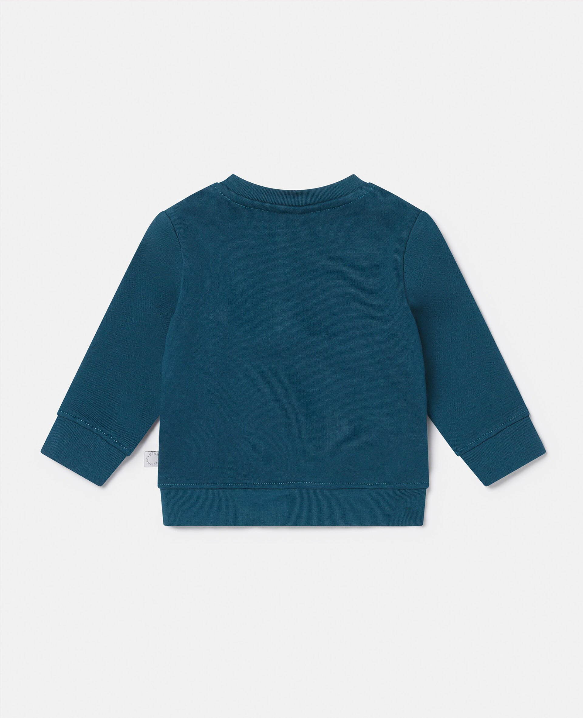 'S' Monster Long Sleeve T-Shirt-Blue-large image number 2