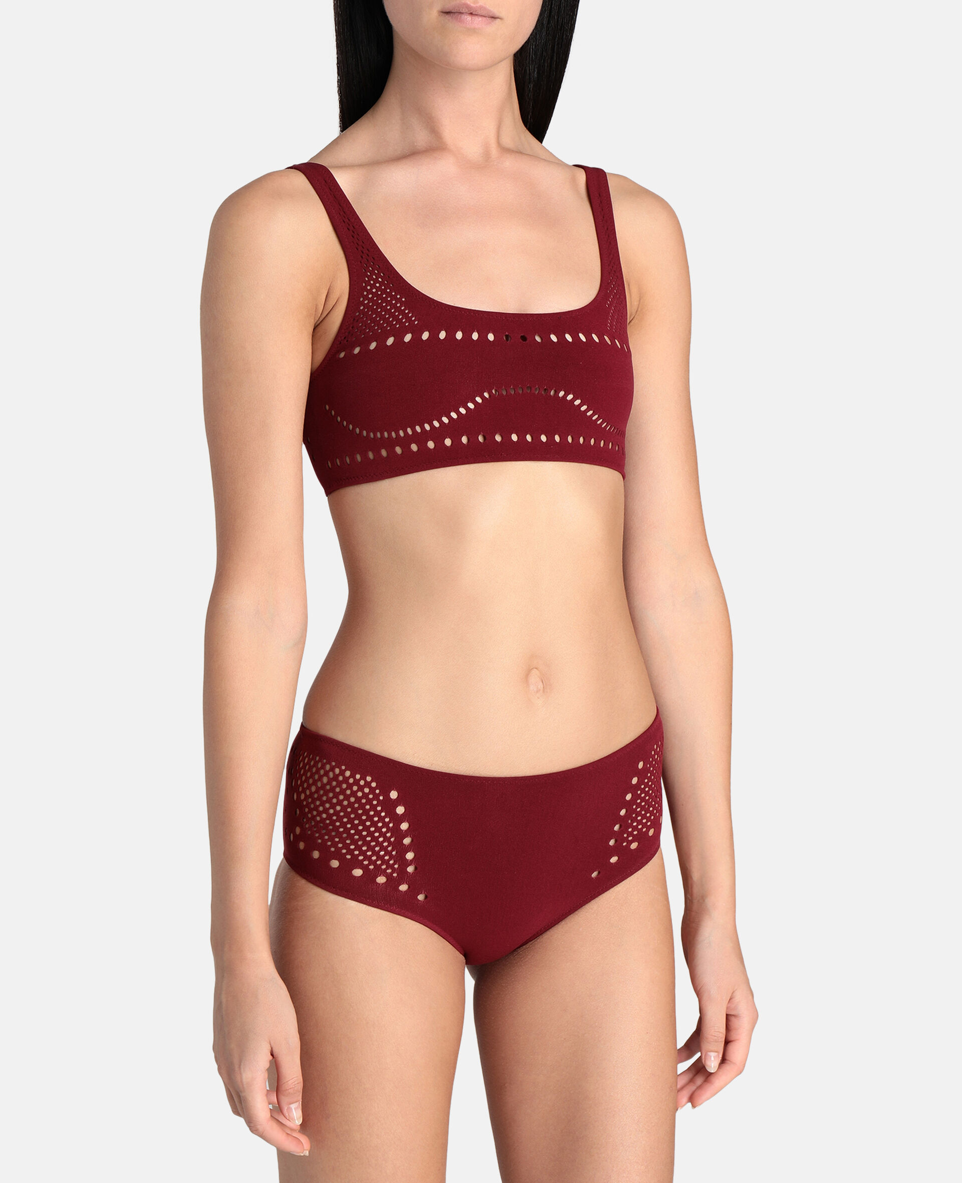 Stellawear Crop Bra-Pink-large image number 1