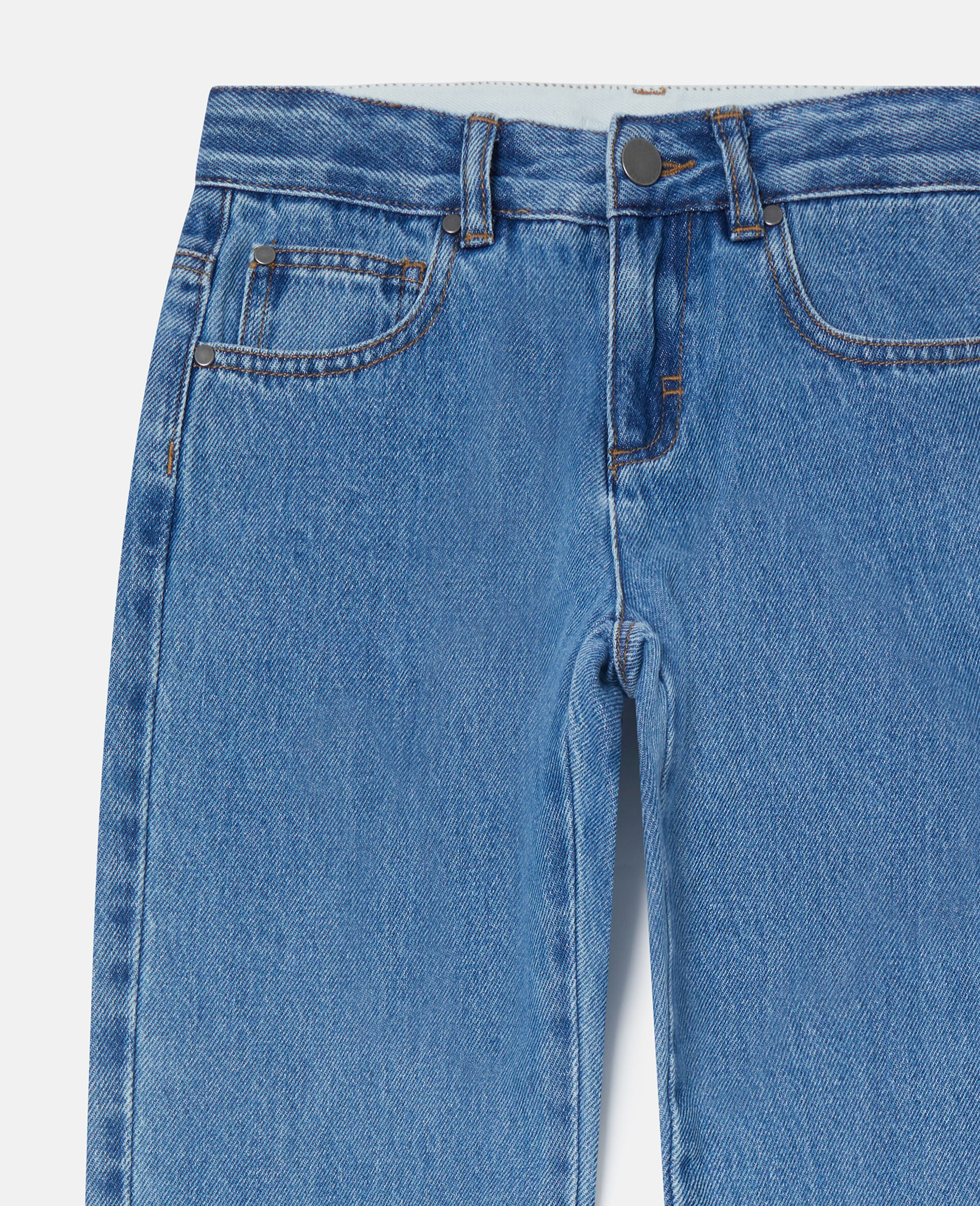 Straight-Leg Denim Jeans-Blue-large Straight-Leg Denim Jeans-Blue-large image number 1