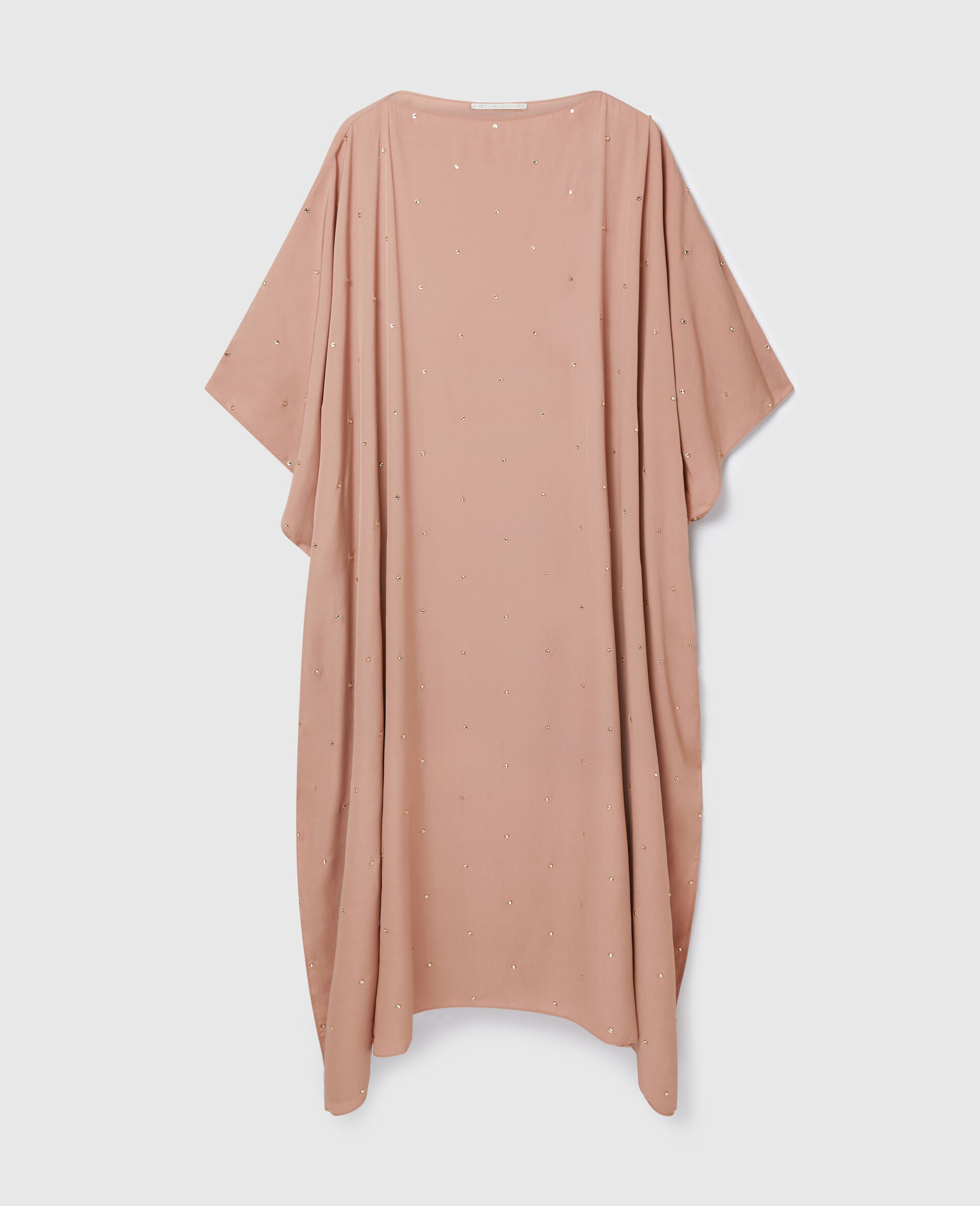 Lead-Free Crystal Kaftan Dress-Pink-medium