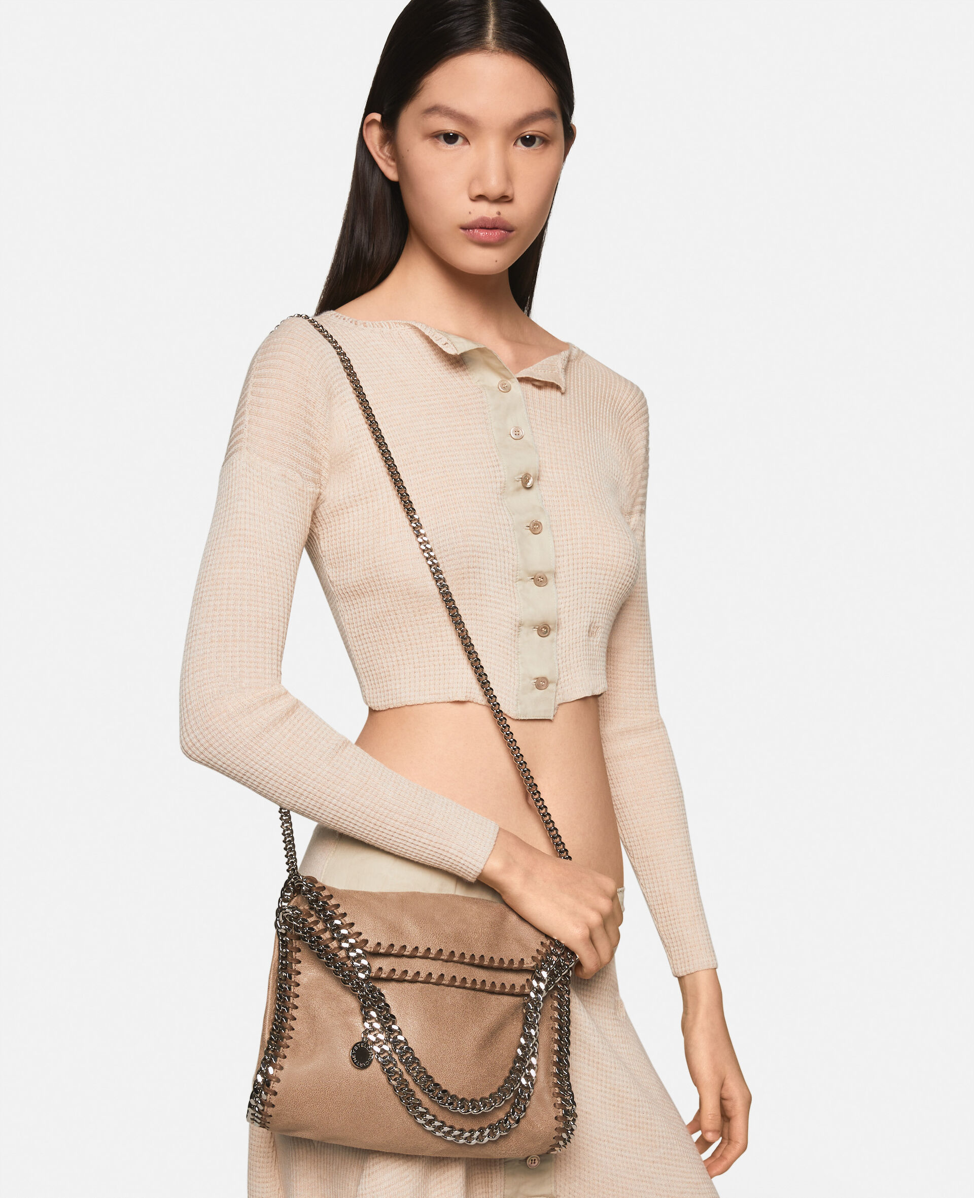 Mini Tote Bag Falabella-Beige-large image number 2