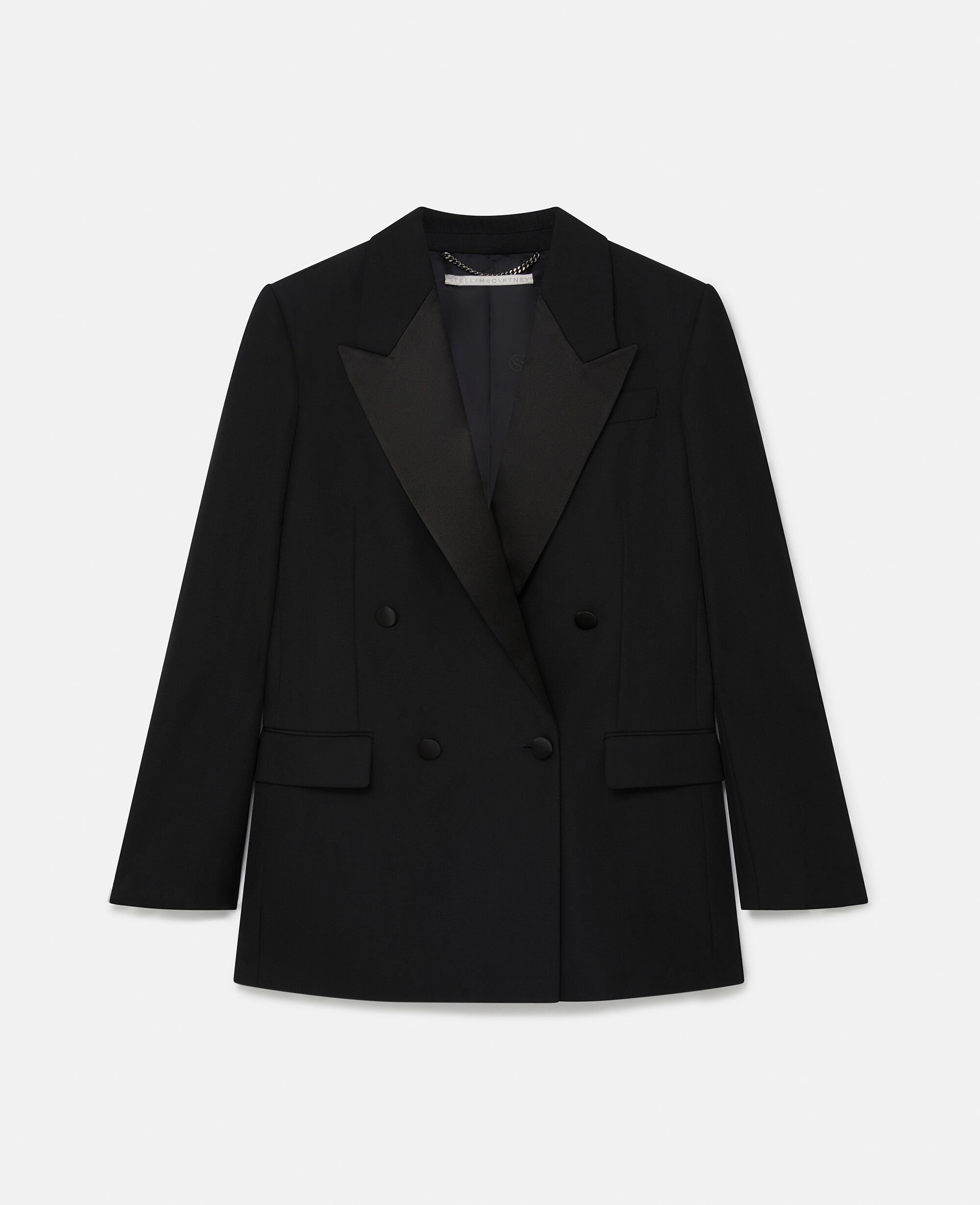 Women Black Tuxedo Blazer Stella McCartney AU