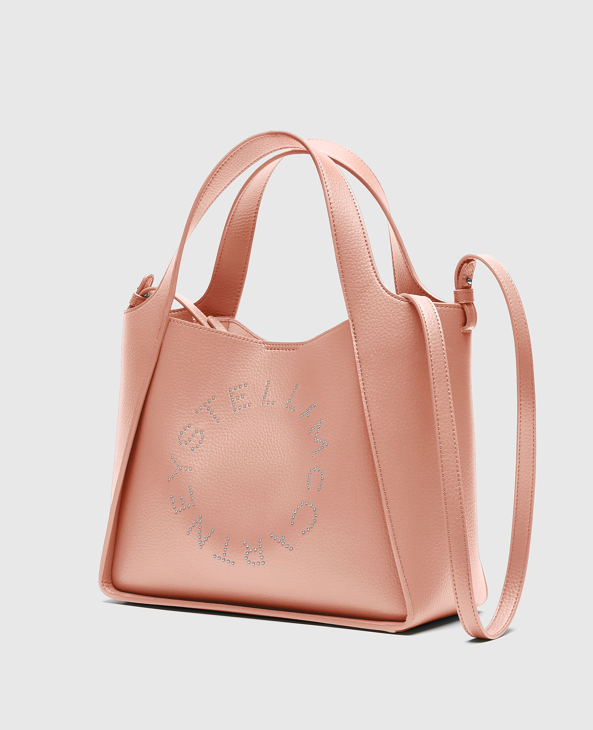 Logo Crossbody Tote Bag-Brown-medium