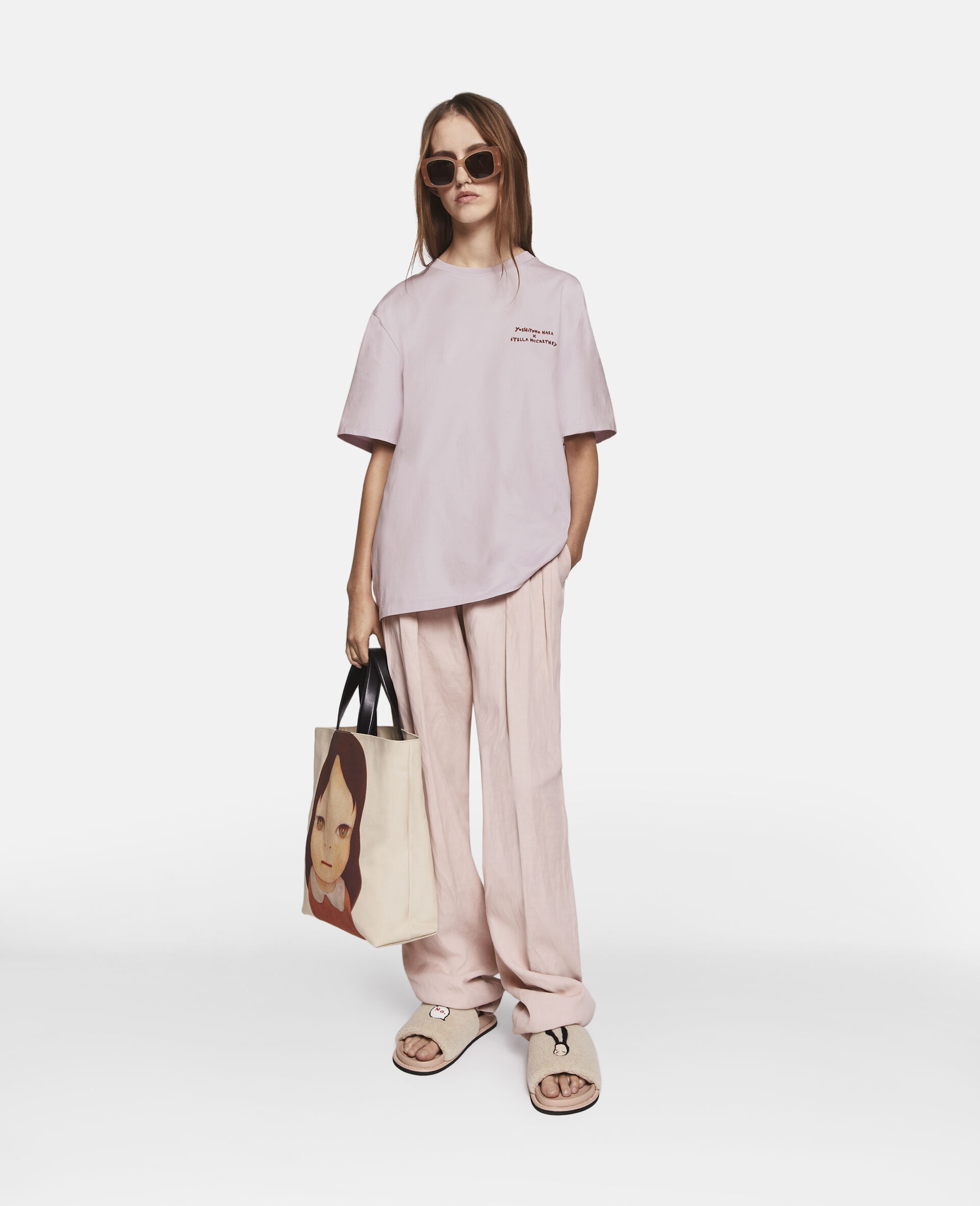 Twins II プリントTシャツ-Purple-large image number 2