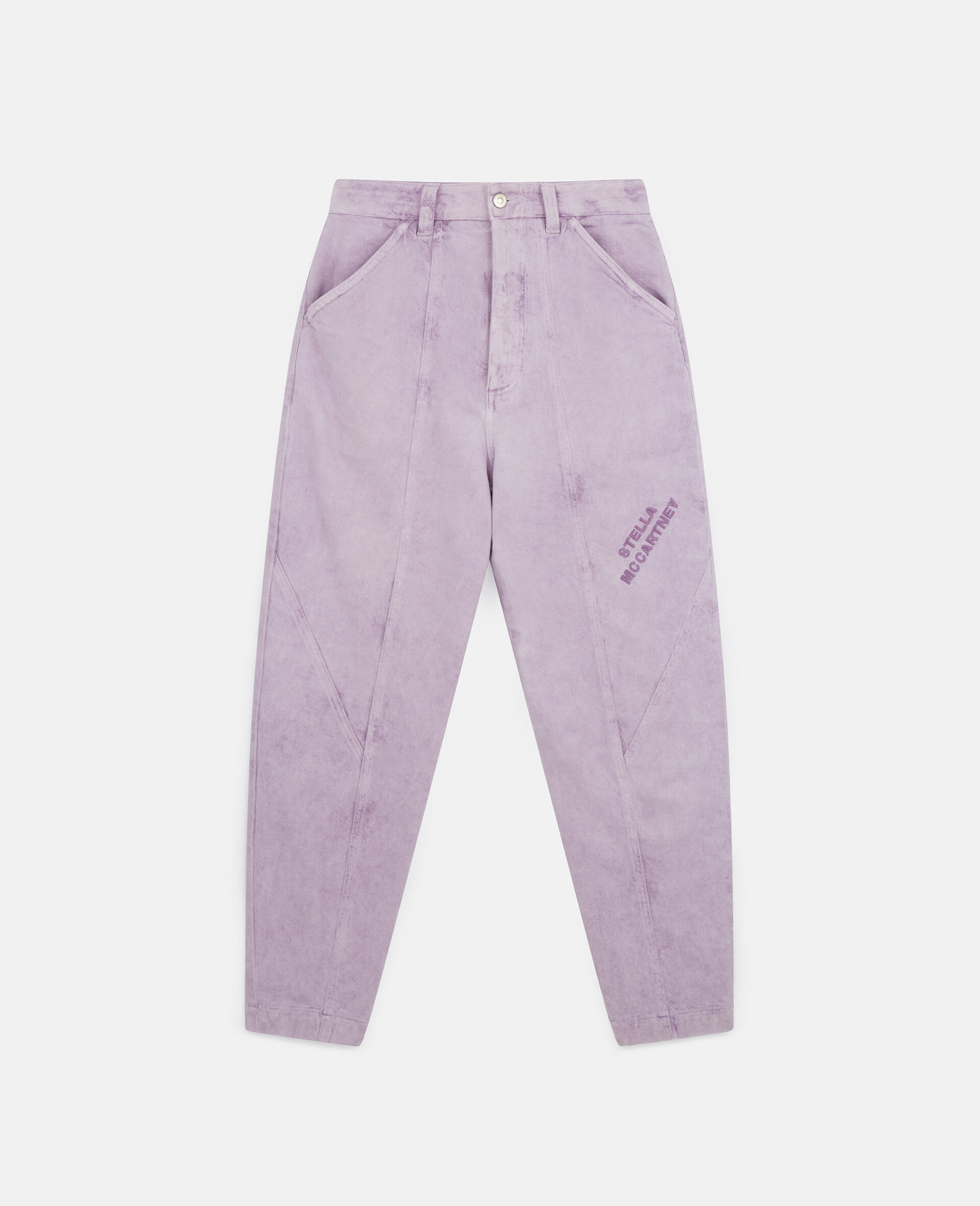 Jeans Cropped in Denim-Viola-large image number 0