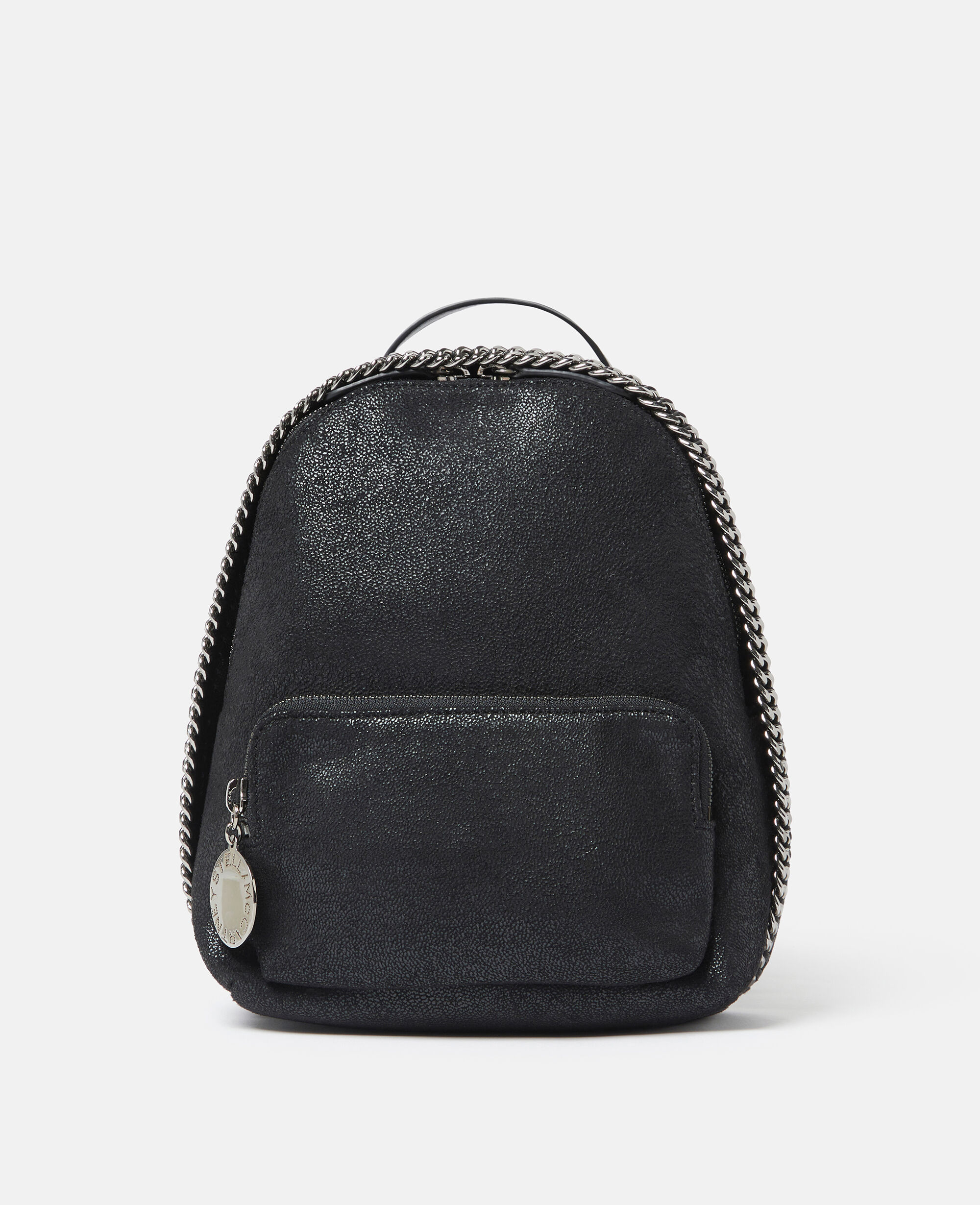 Women Midnight black Falabella Mini Backpack | Stella McCartney US