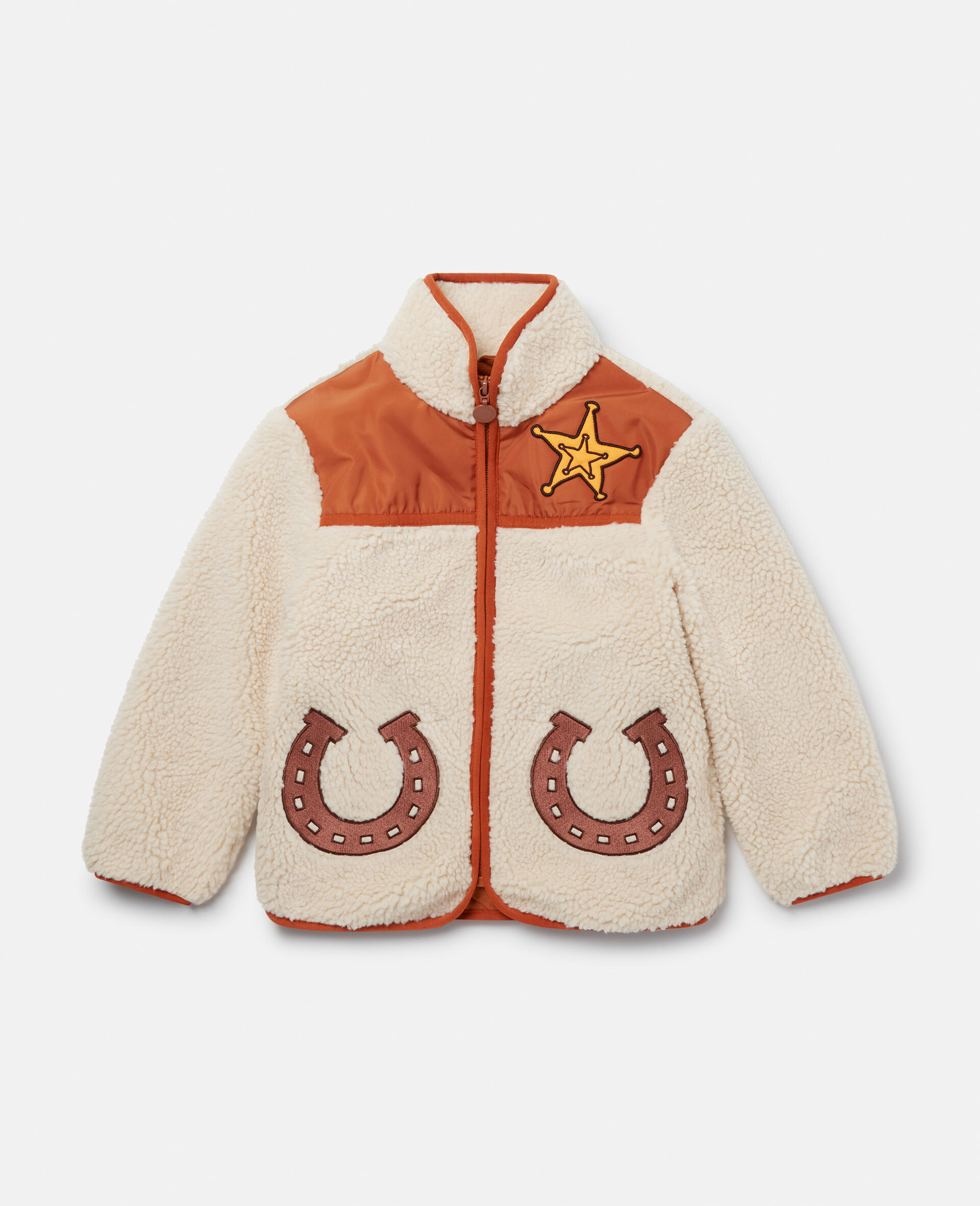 Horse Appliqué Fleece -Brown-large image number 0