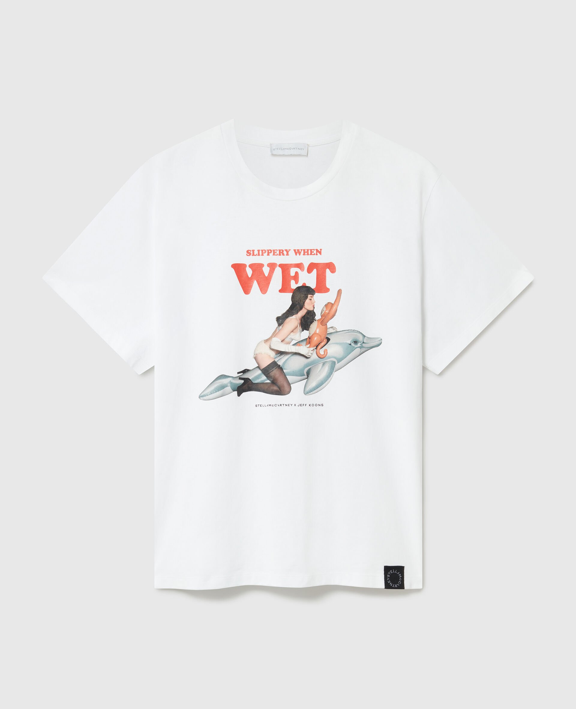 x Jeff Koons 「Slippery When Wet」 Tシャツ-ホワイト-medium