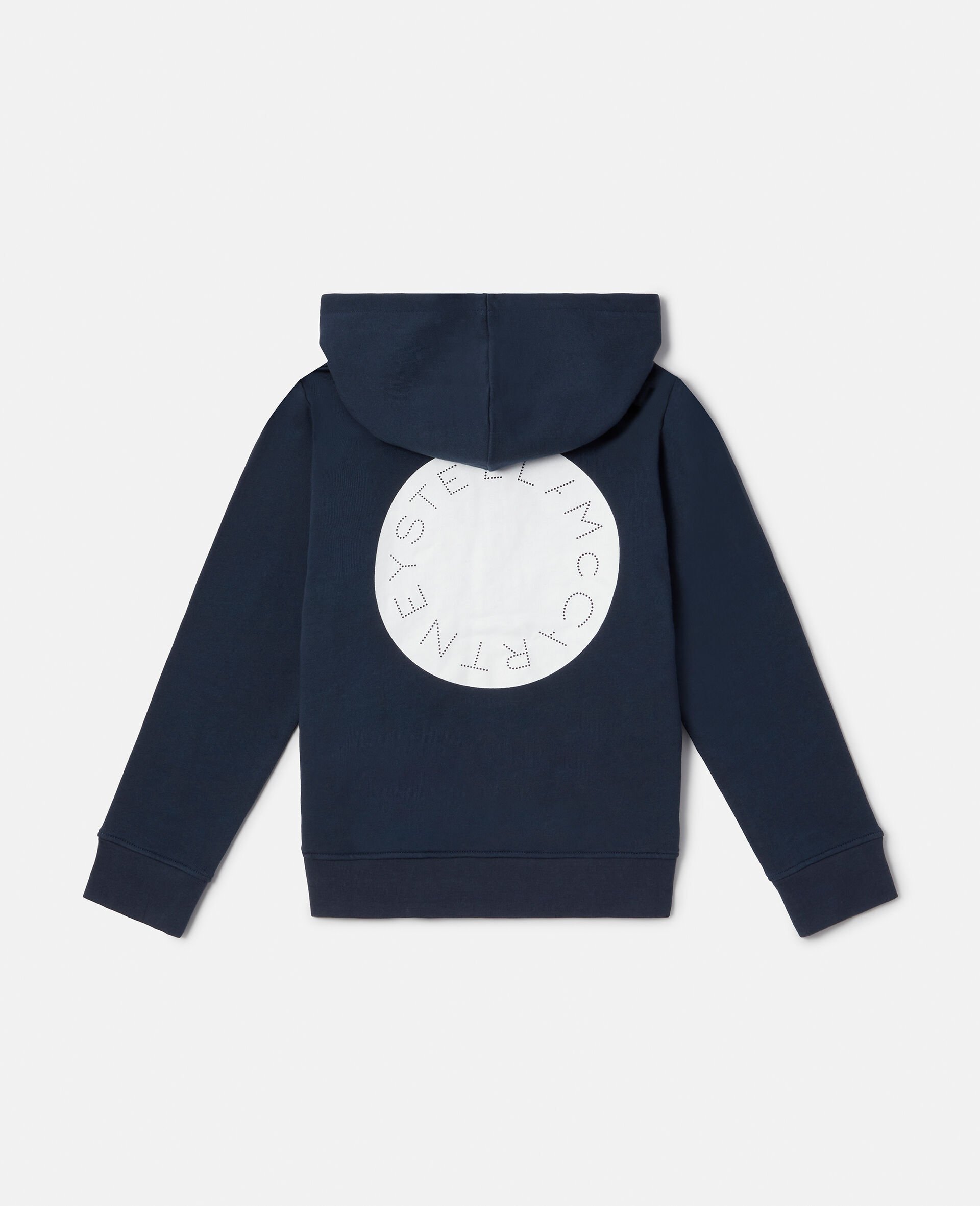 Sweat a capuche zippe a logo Stella-Bleu-large image number 0