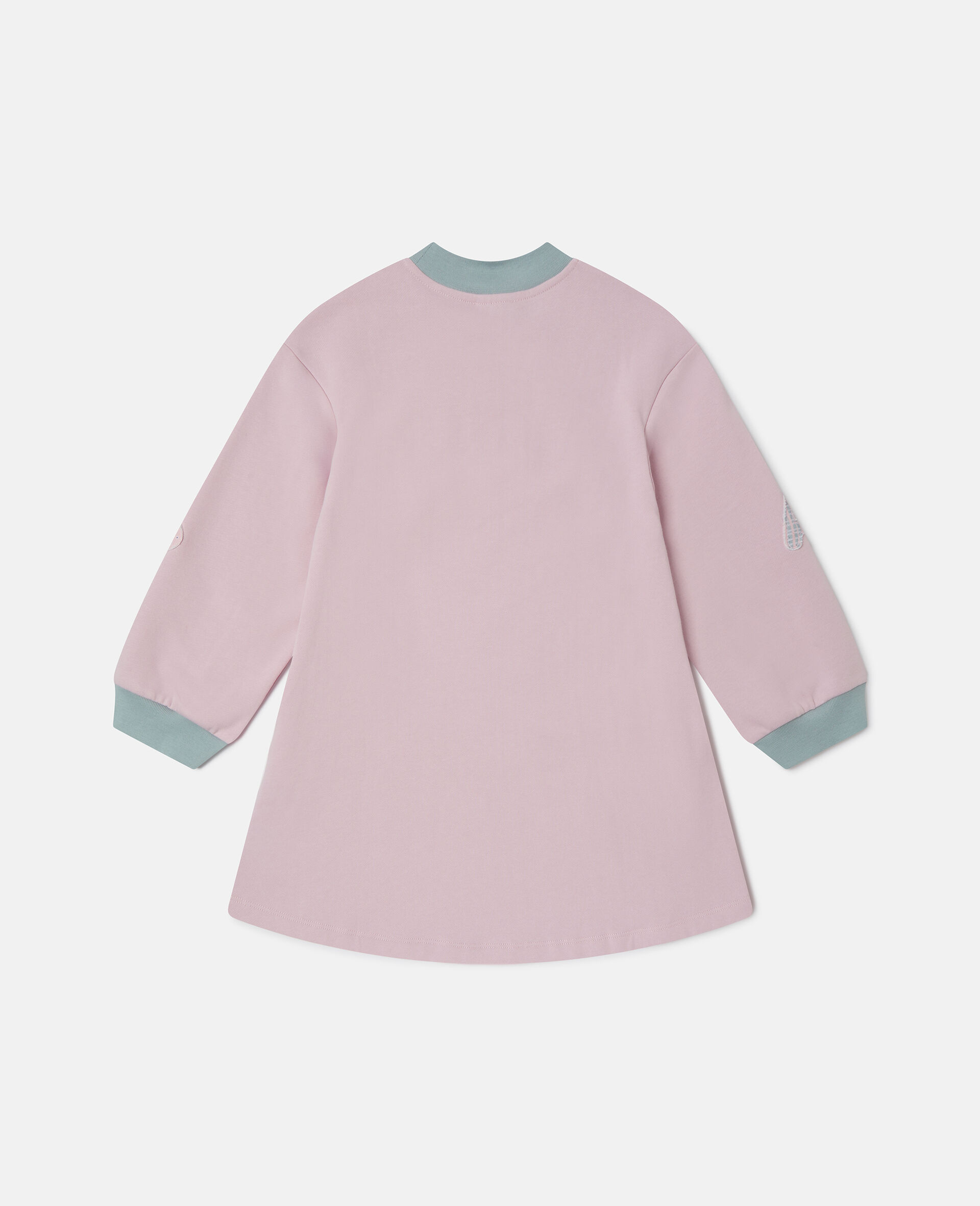 Robe sweat shirt avec broderie logo-Purple-large image number 2