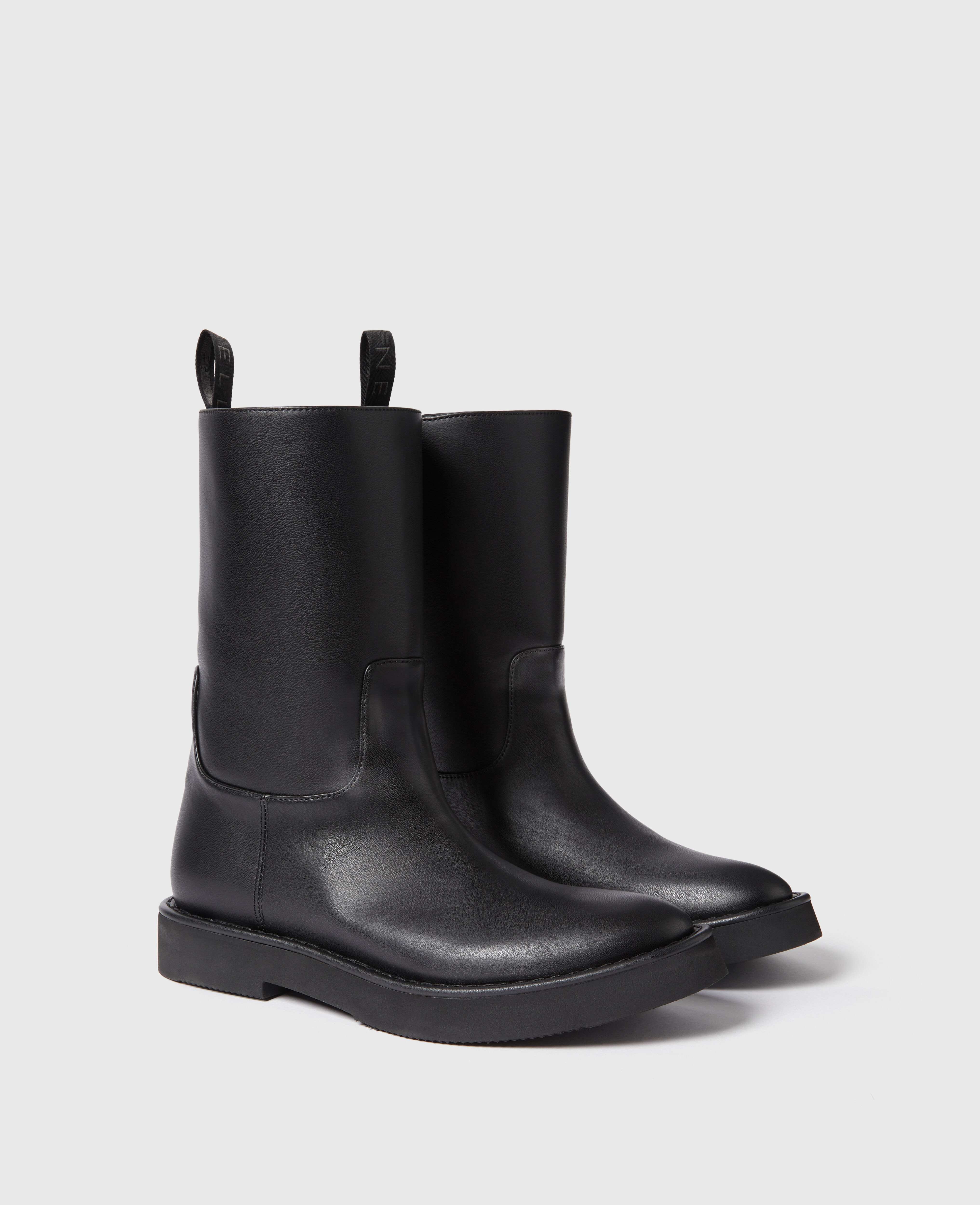 STELLA McCARTNEY ステラマッカートニー ショートブーツ TRACE トレース 810110 E00058 レディース チェルシーブーツ  レースアップ 靴 1000/BLACK