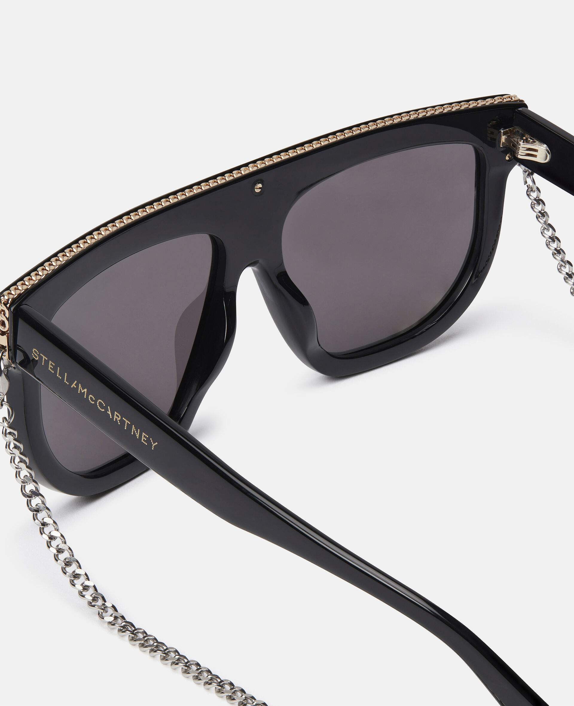 Geometric Sunglasses-Black-large Geometric Sunglasses-Black-large image number 4