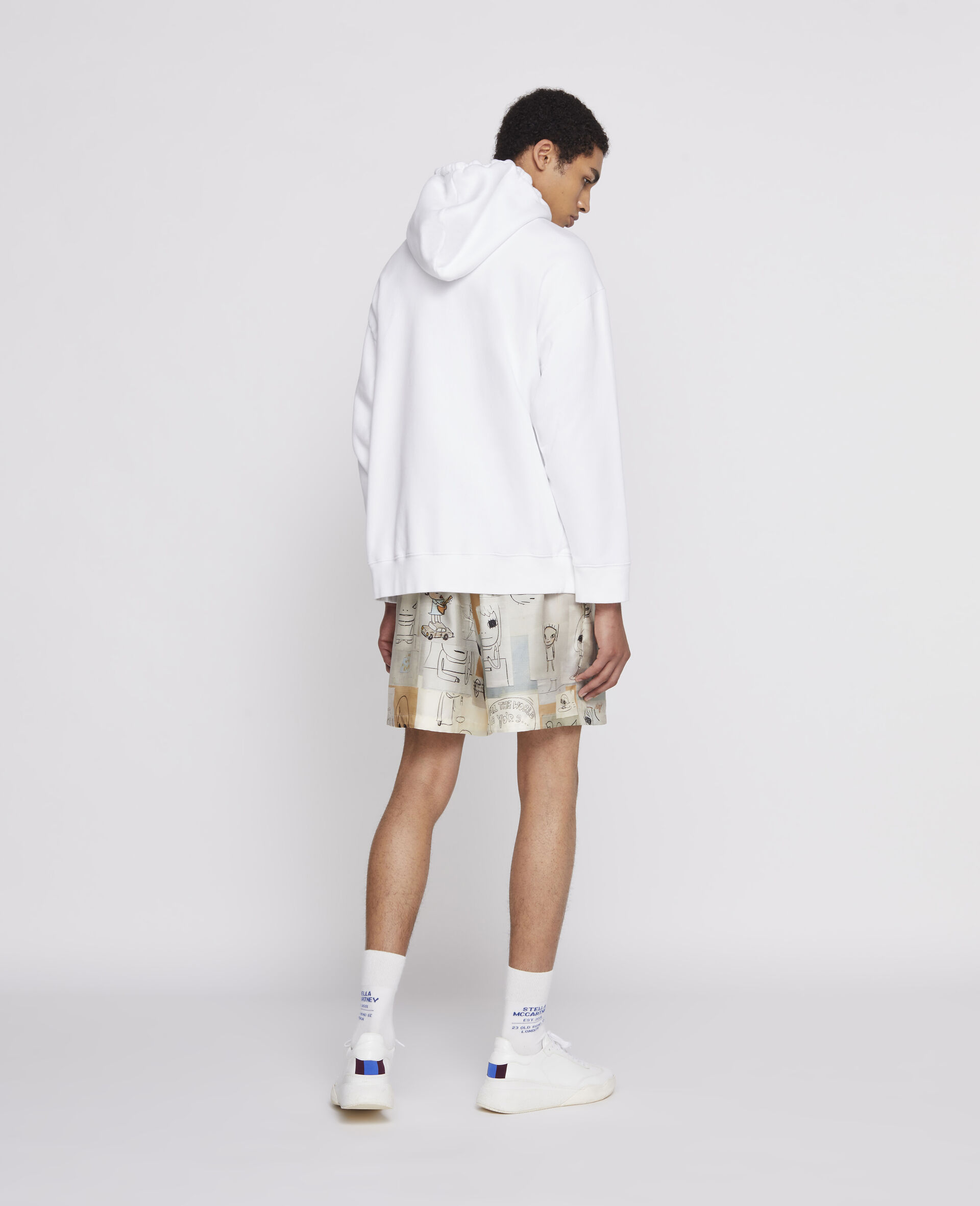 Nara Organic Cotton Hoodie-White-large image number 2