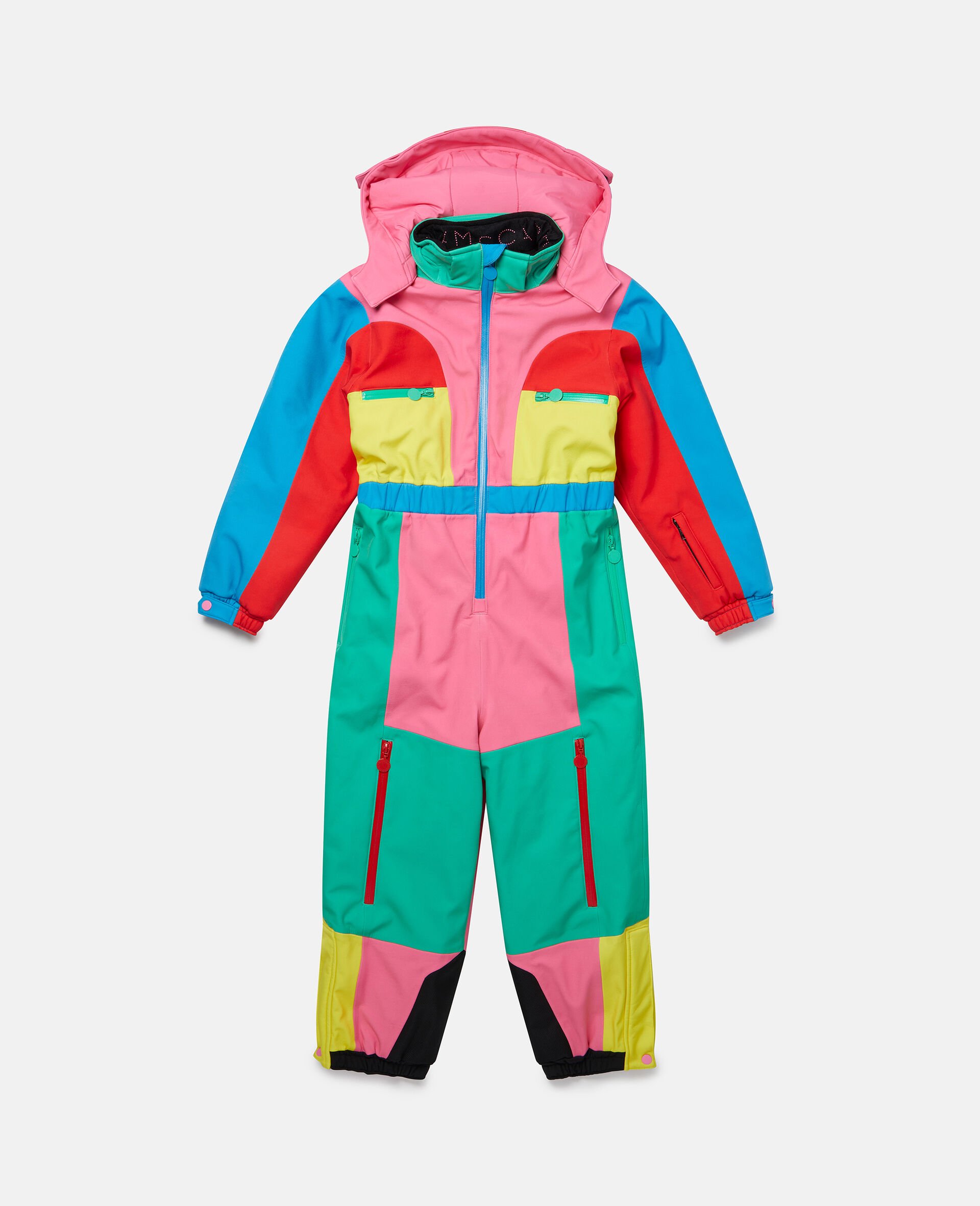 Colourblock Snowsuit-Multicoloured-large image number 0