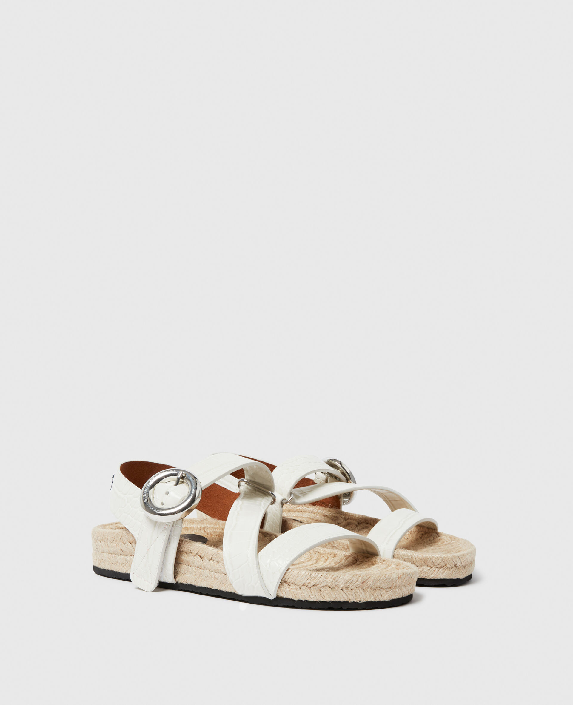 Gaia S-Wave Sandals-White-large image number 1