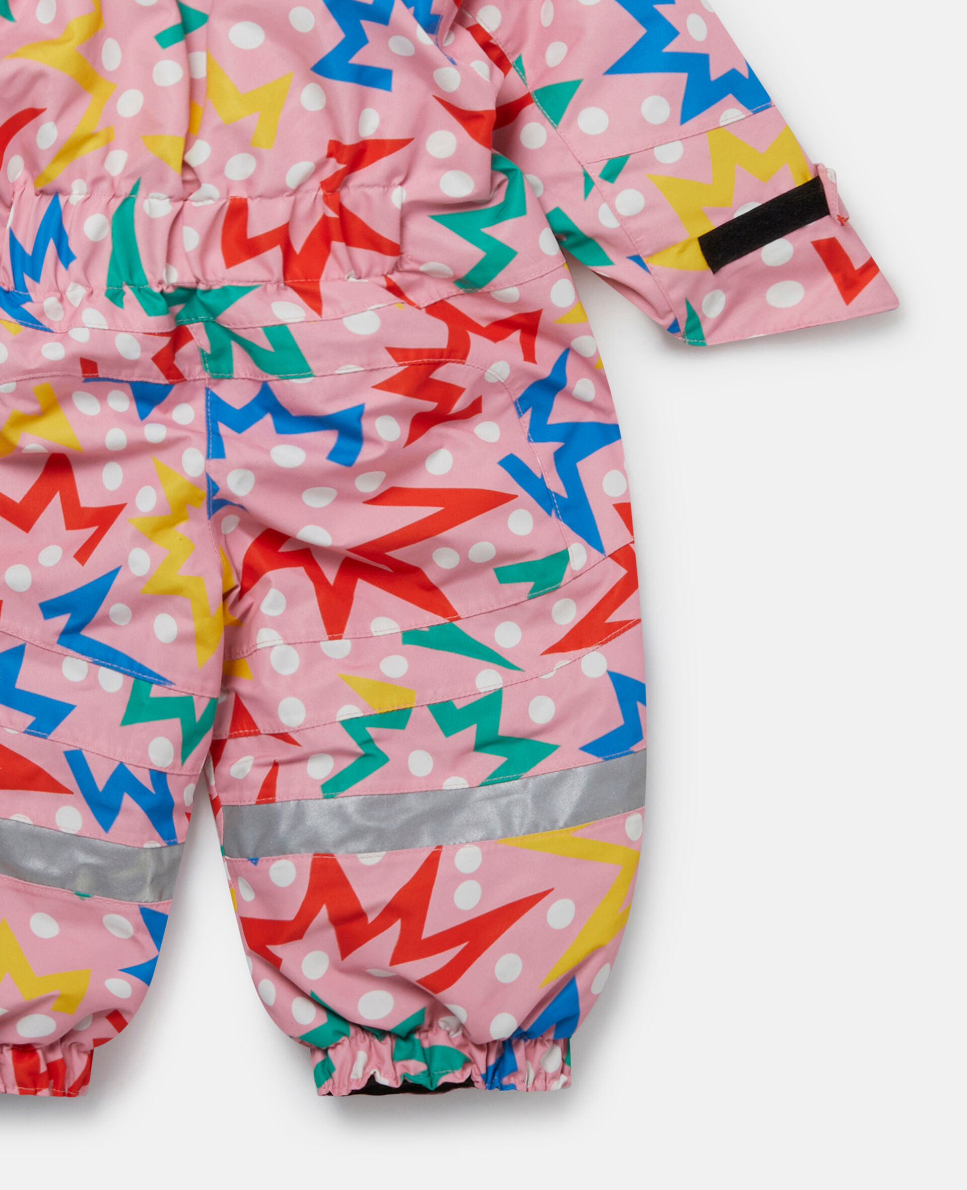 Starburst Print Padded Pramsuit-Multicolour-large Starburst Print Padded Pramsuit-Multicolour-large image number 3