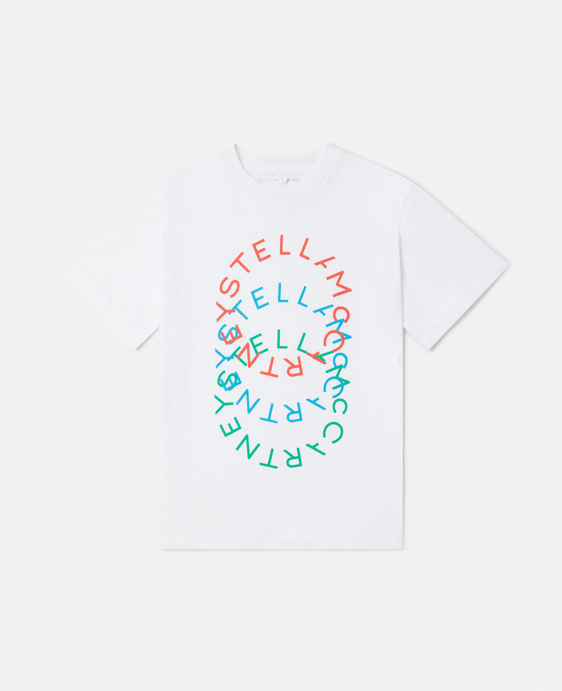 Stella Logo Oversized T-Shirt-White-large image number 0